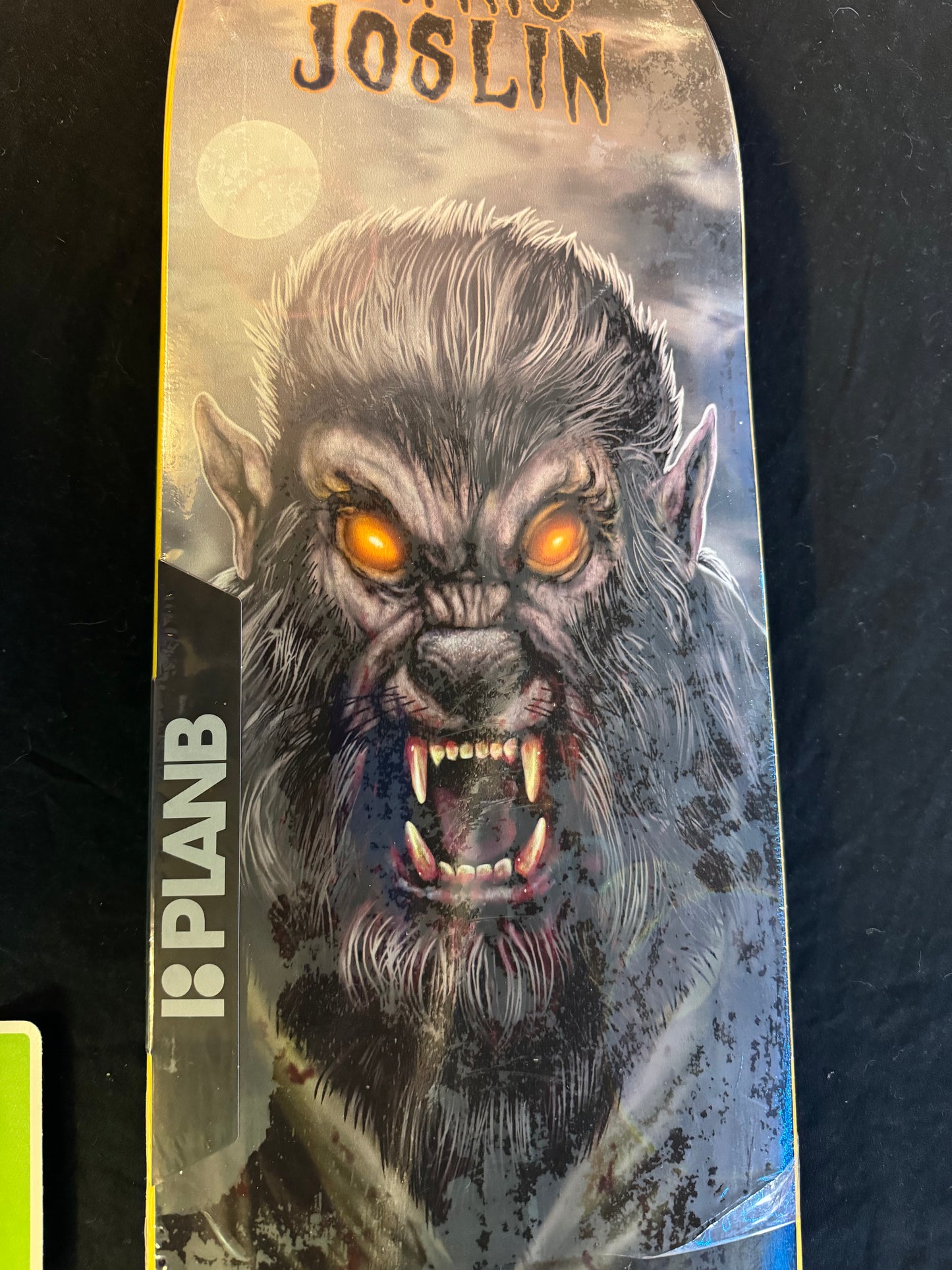 Signed Chris Joslin Plan B Monsters Werewolf Autographed Skateboard Deck