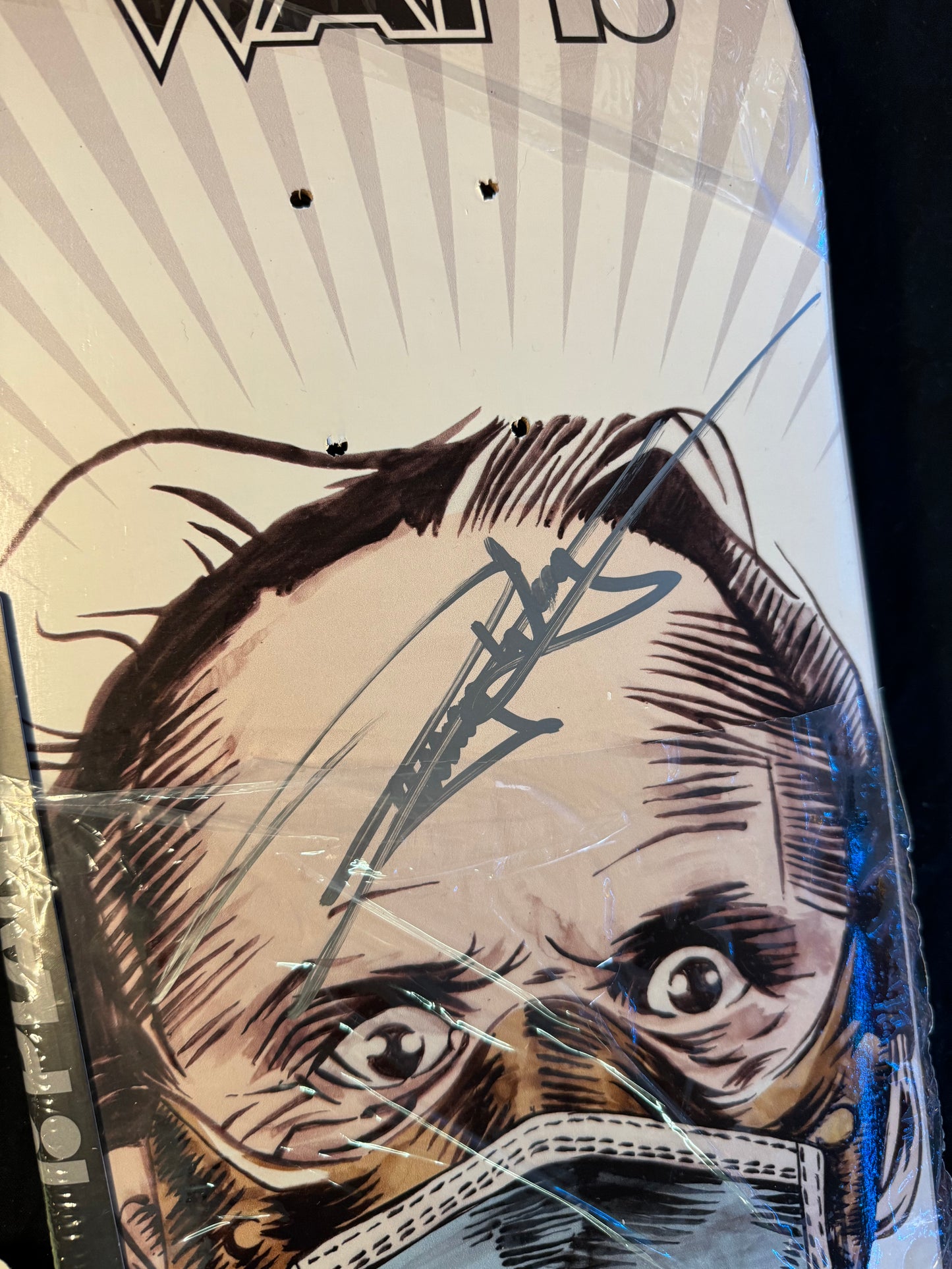 Signed Danny Way Plan B Autographed Skateboard Deck Hannibal Mask Doctor