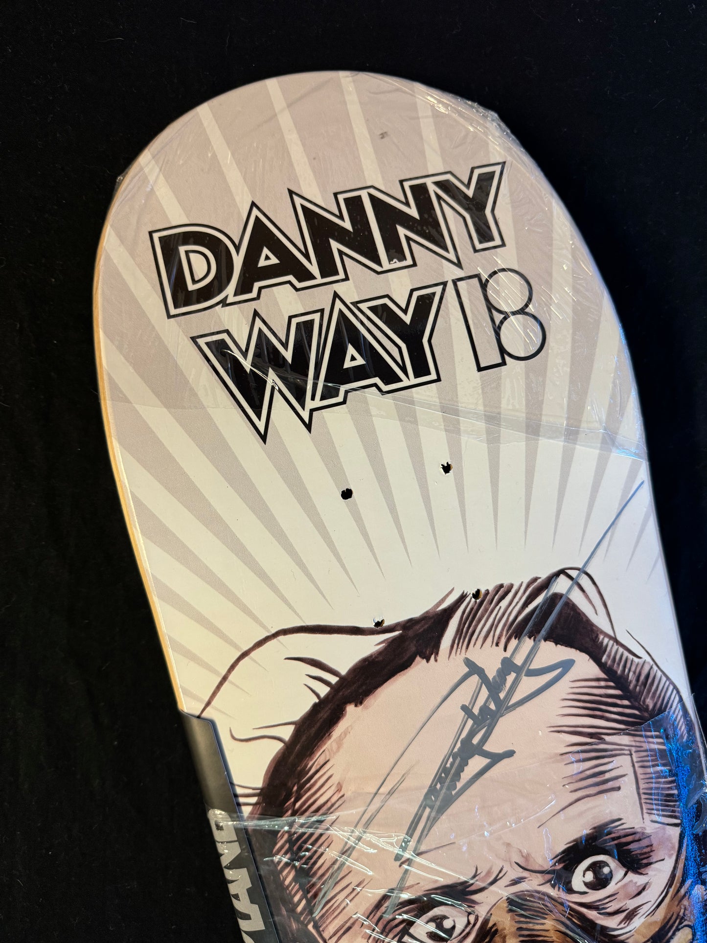 Signed Danny Way Plan B Autographed Skateboard Deck Hannibal Mask Doctor