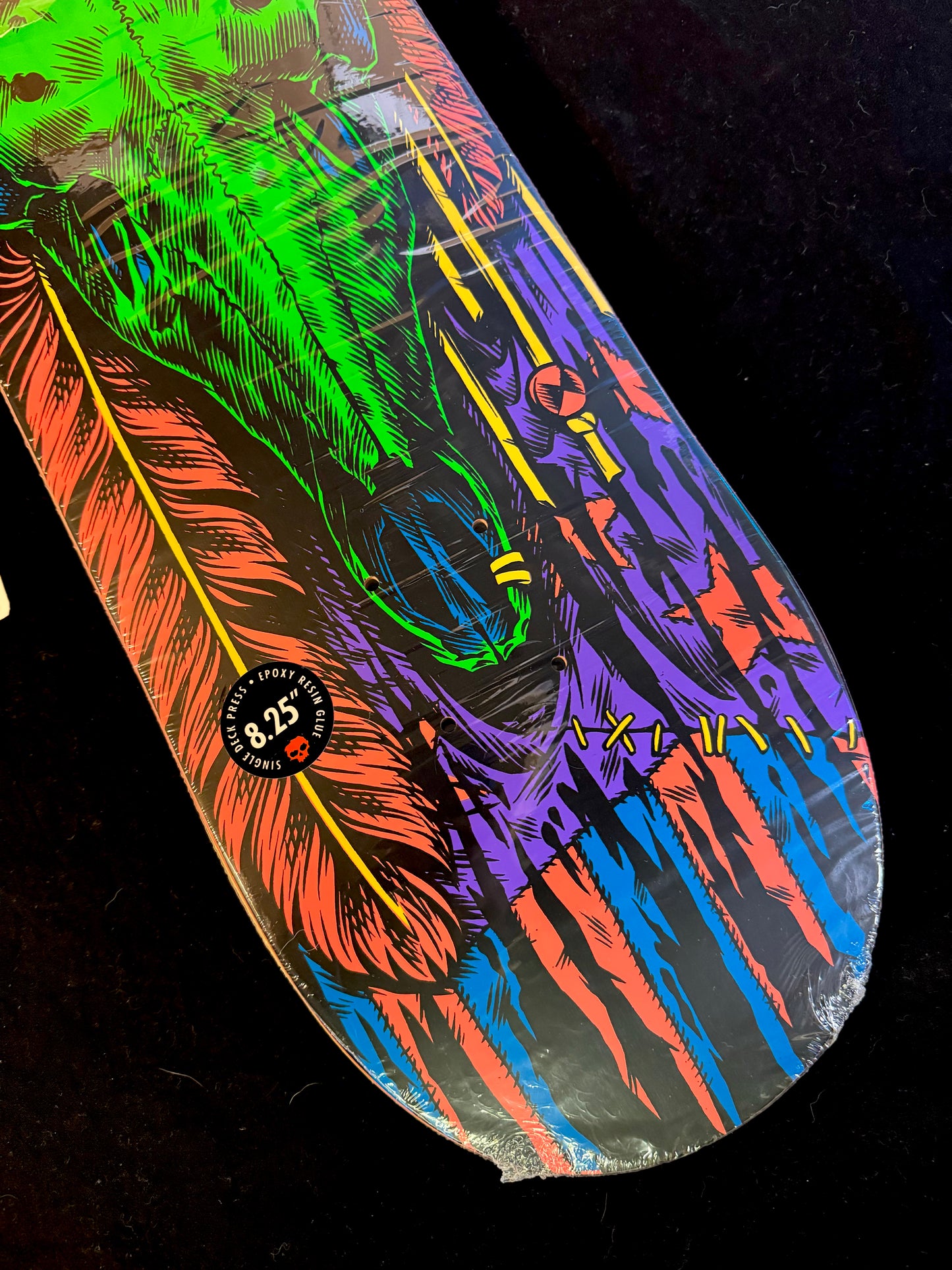 Signed Jamie Thomas Blacklight Zero Autographed Skateboard Deck 8.25