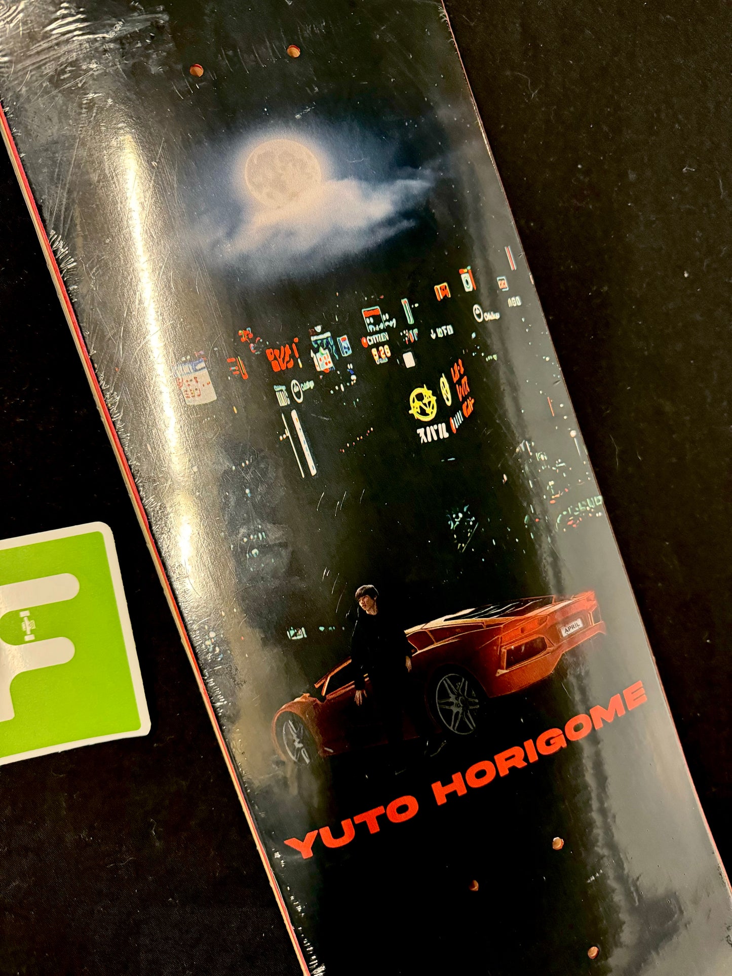 Signed Yuto Horigome April Autographed Skateboard Deck City Life