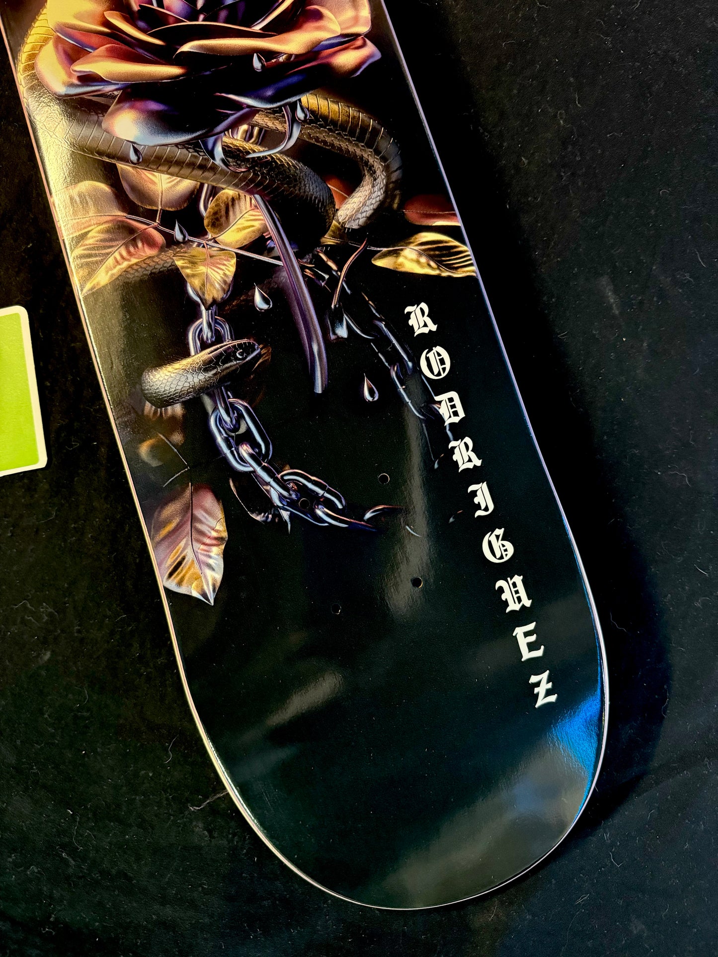 Signed Paul Rodriguez Autographed Skateboard Deck Primitive Snake Gate Keeper