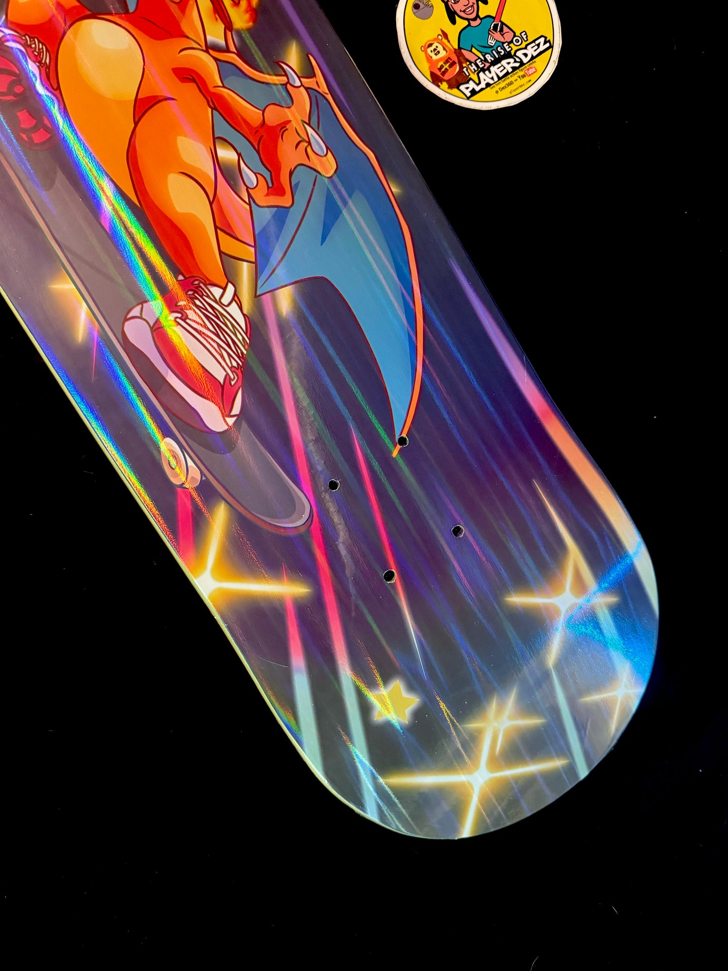 Monstars The Zard 2 Parallel Holofoil Skateboard Deck