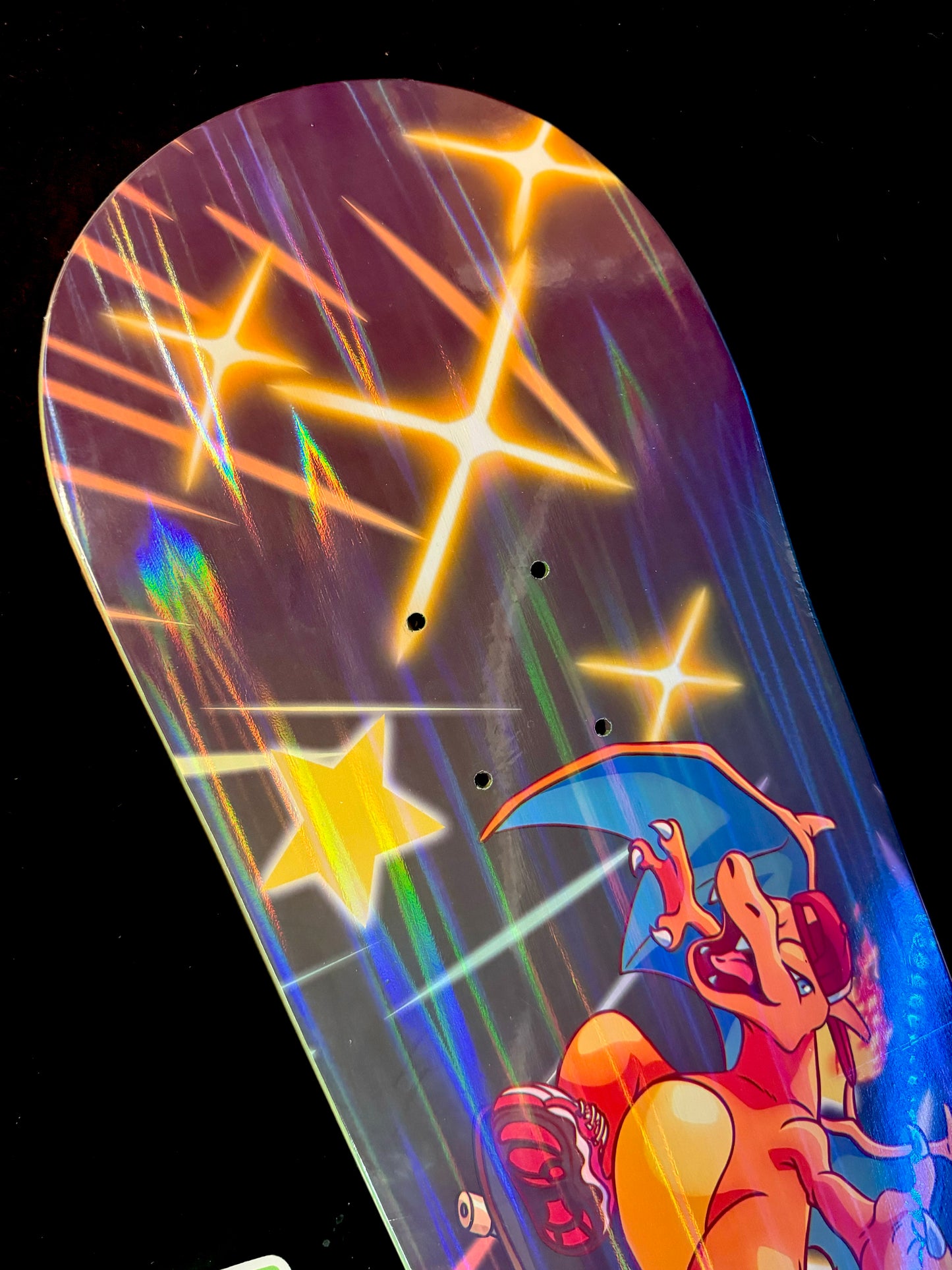 Monstars The Zard 2 Parallel Holofoil Skateboard Deck