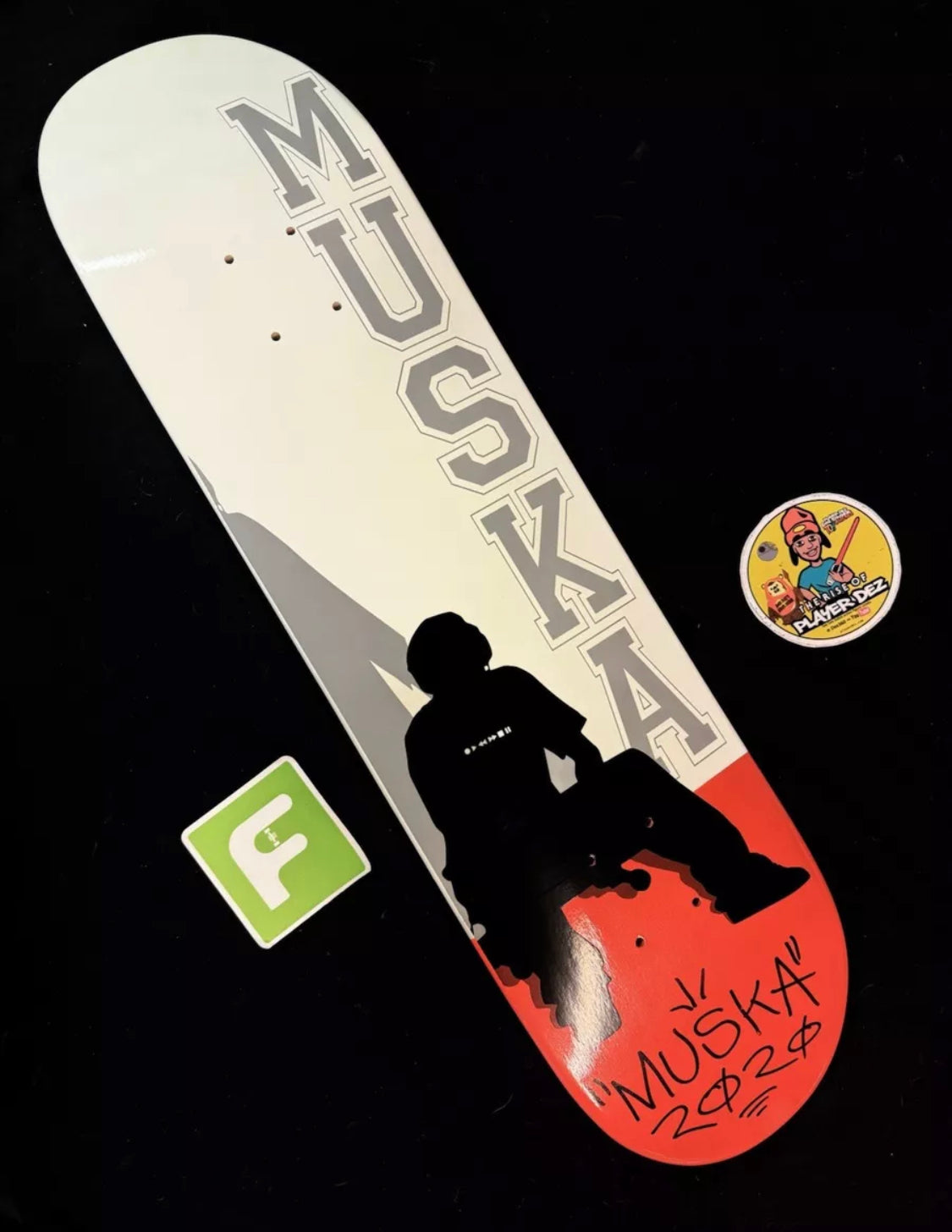 Signed Rodney Mullen and Signed Muska Deck Bundle