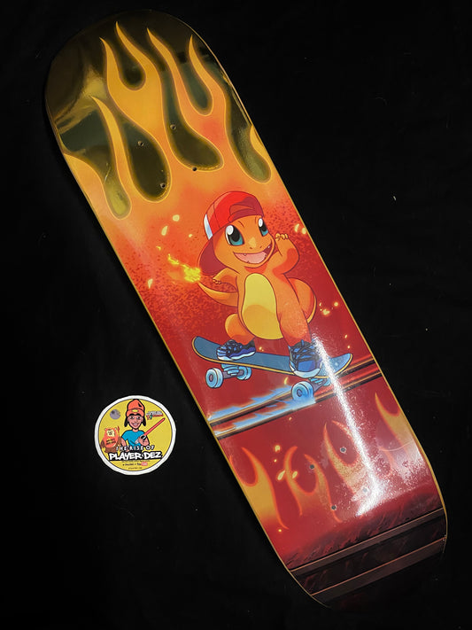 Monstars Gold Gnar Char Holofoil Skateboard Deck