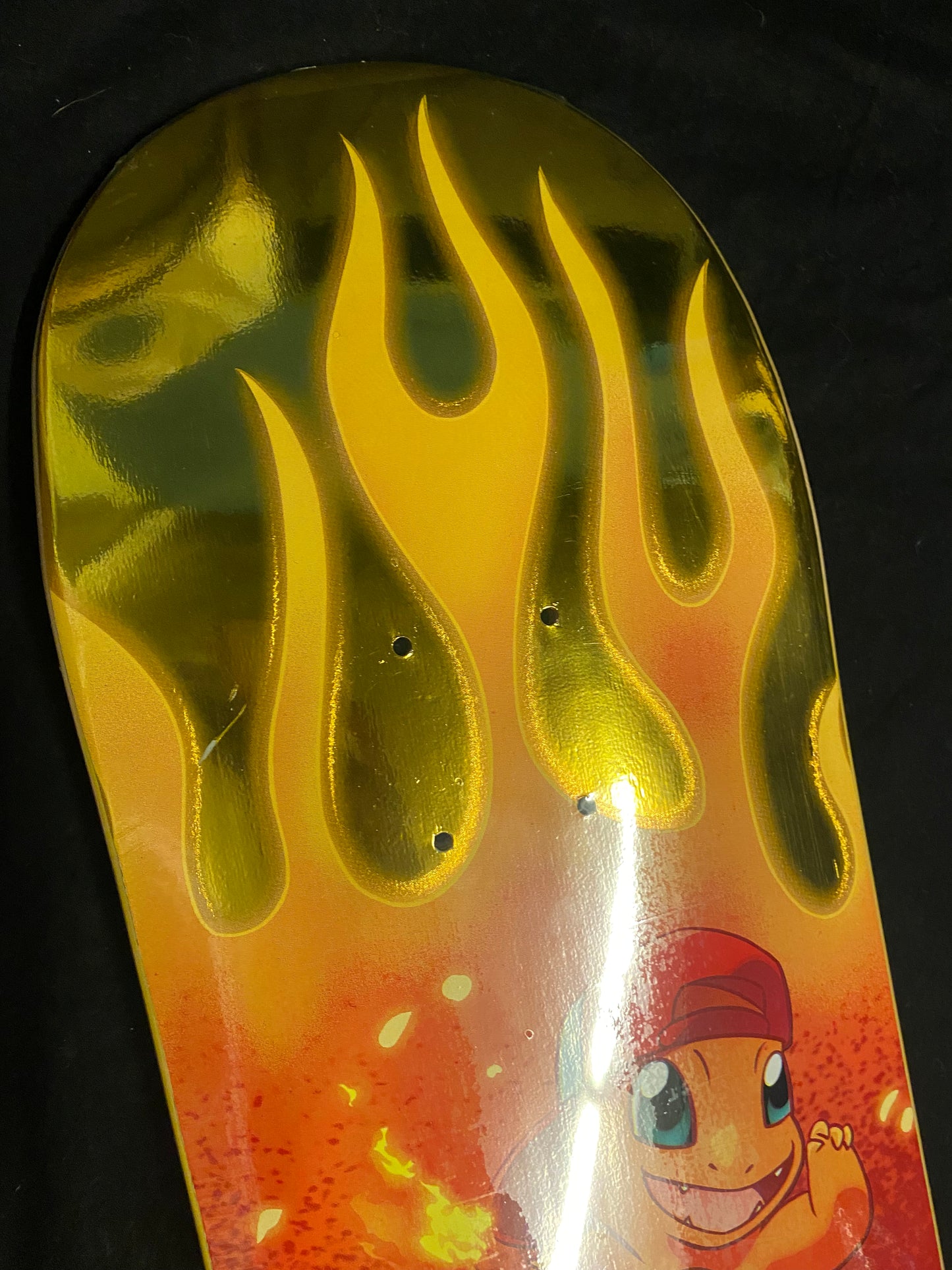 Monstars Gold Gnar Char Holofoil Skateboard Deck