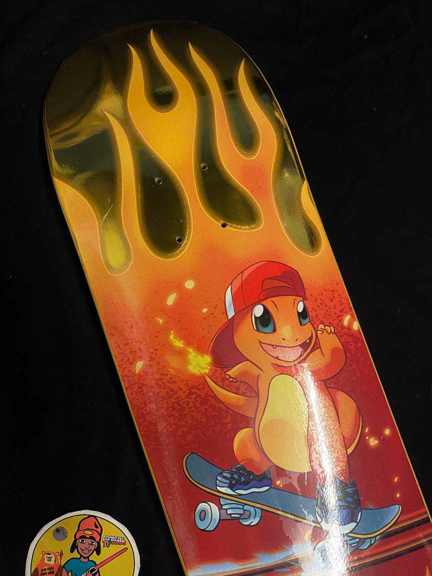 Monstars Gold Gnar Char Holofoil Skateboard Deck