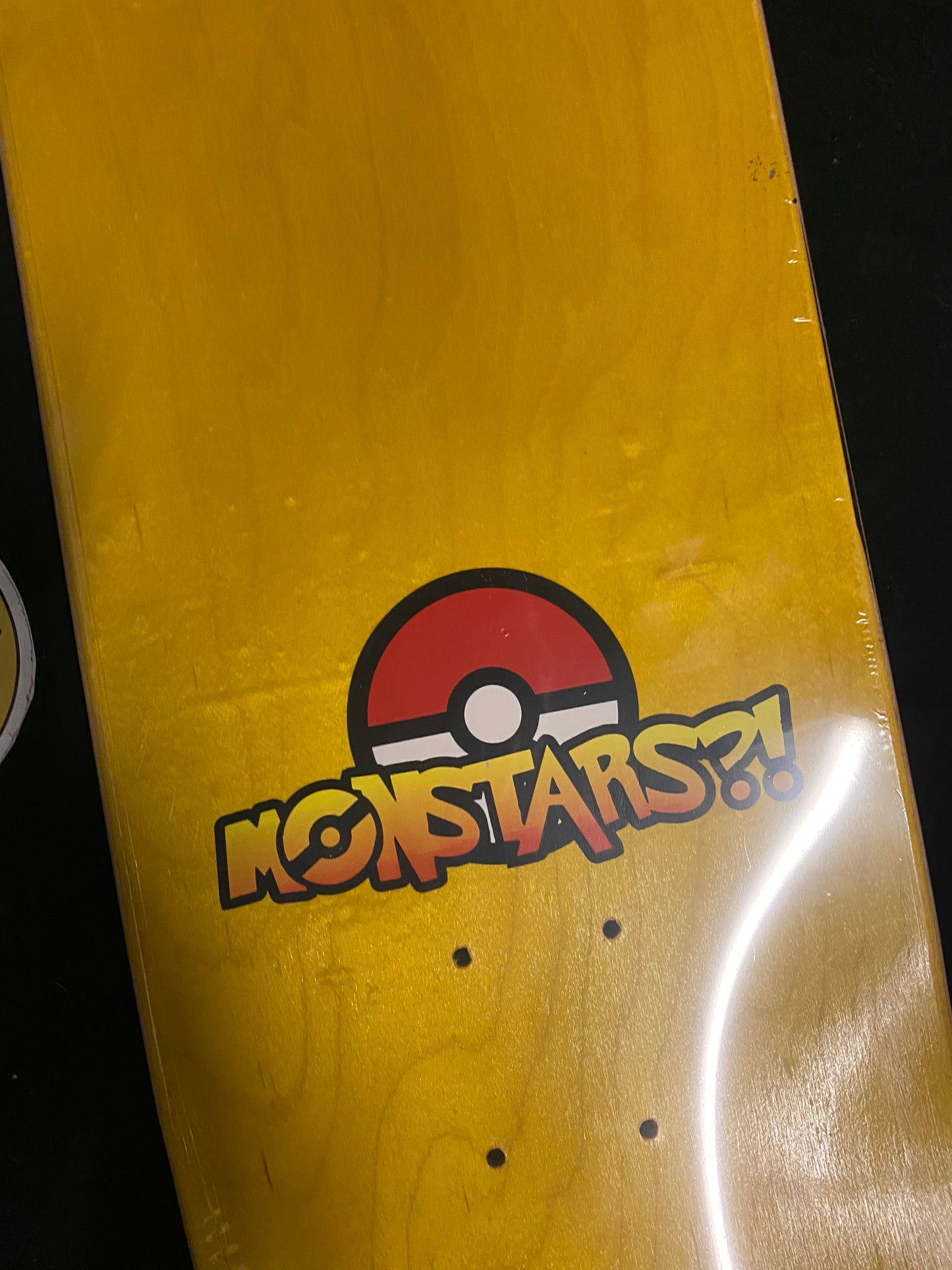 Monstars Gold Gnar Char Holofoil Skateboard Deck