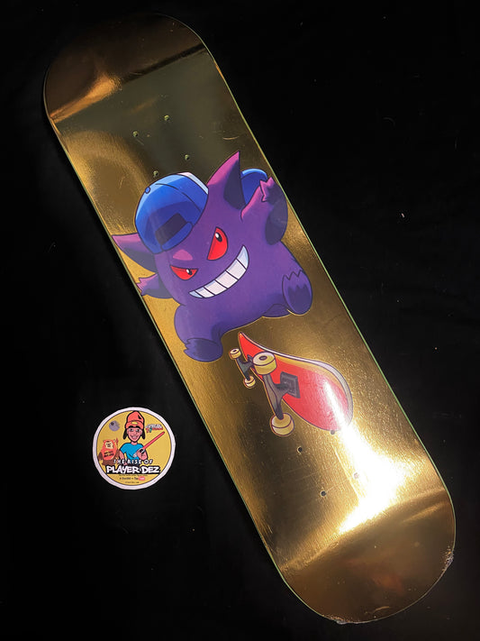 Monstars GnarGar Gold Holofoil Skateboard Deck