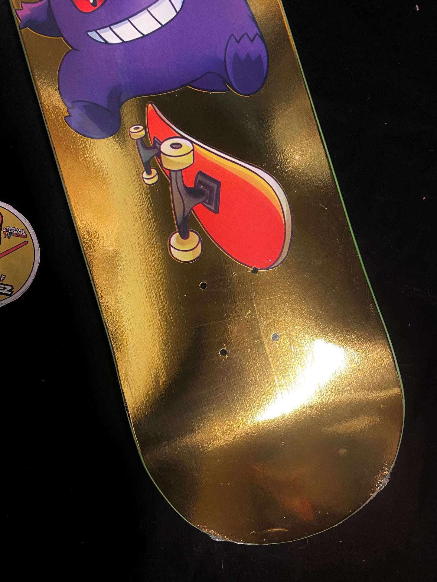 Monstars GnarGar Gold Holofoil Skateboard Deck