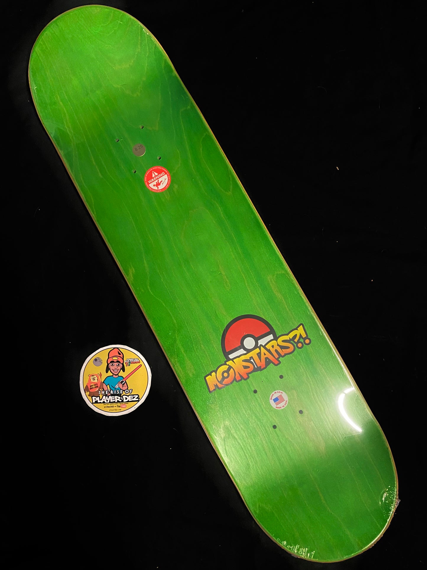 Monstars GnarGar Gold Holofoil Skateboard Deck