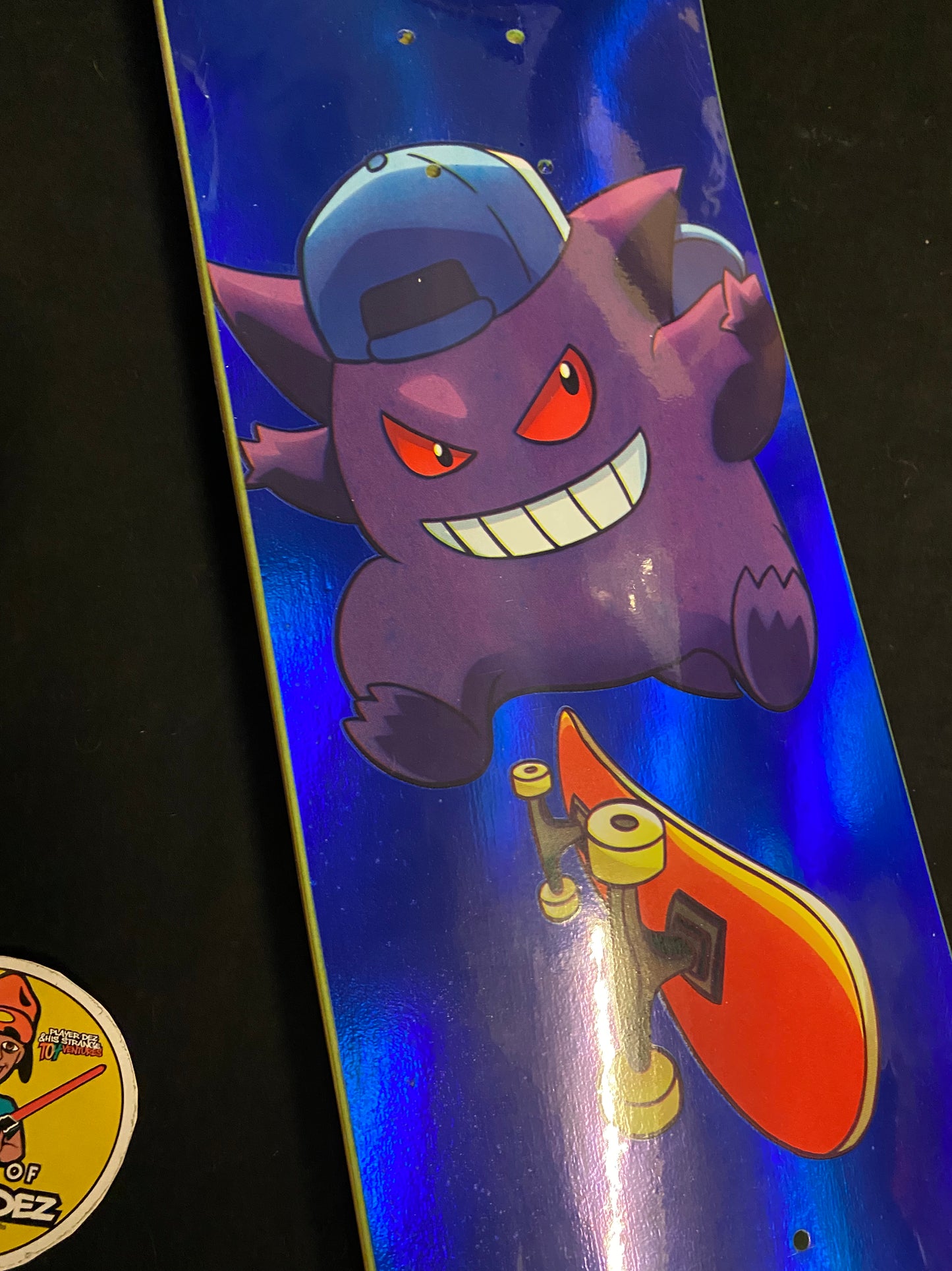 Monstars Blue Gnargar Holofoil Skateboard Deck