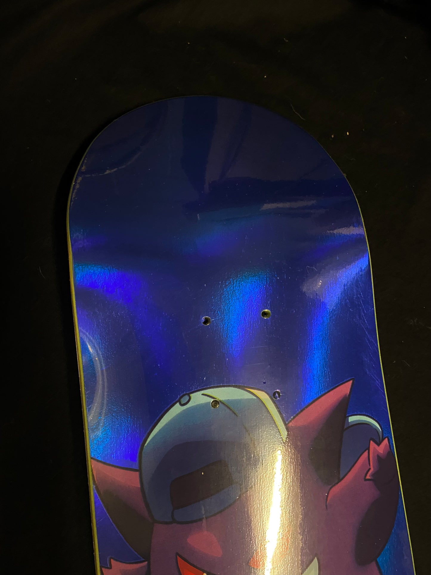 Monstars Blue Gnargar Holofoil Skateboard Deck