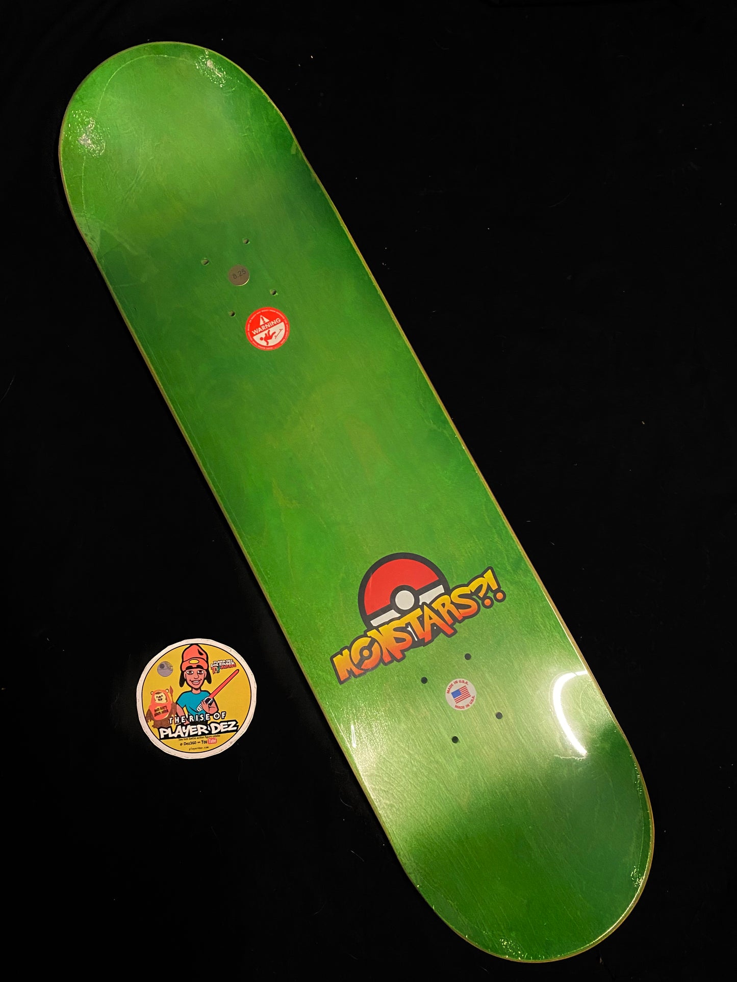 Monstars Blue Gnargar Holofoil Skateboard Deck