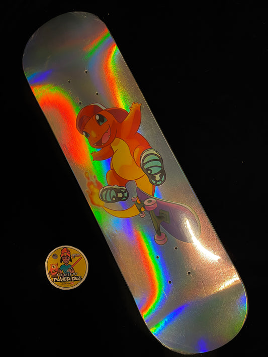 Monstars Rainbow Stoked Char Holofoil Skateboard Deck