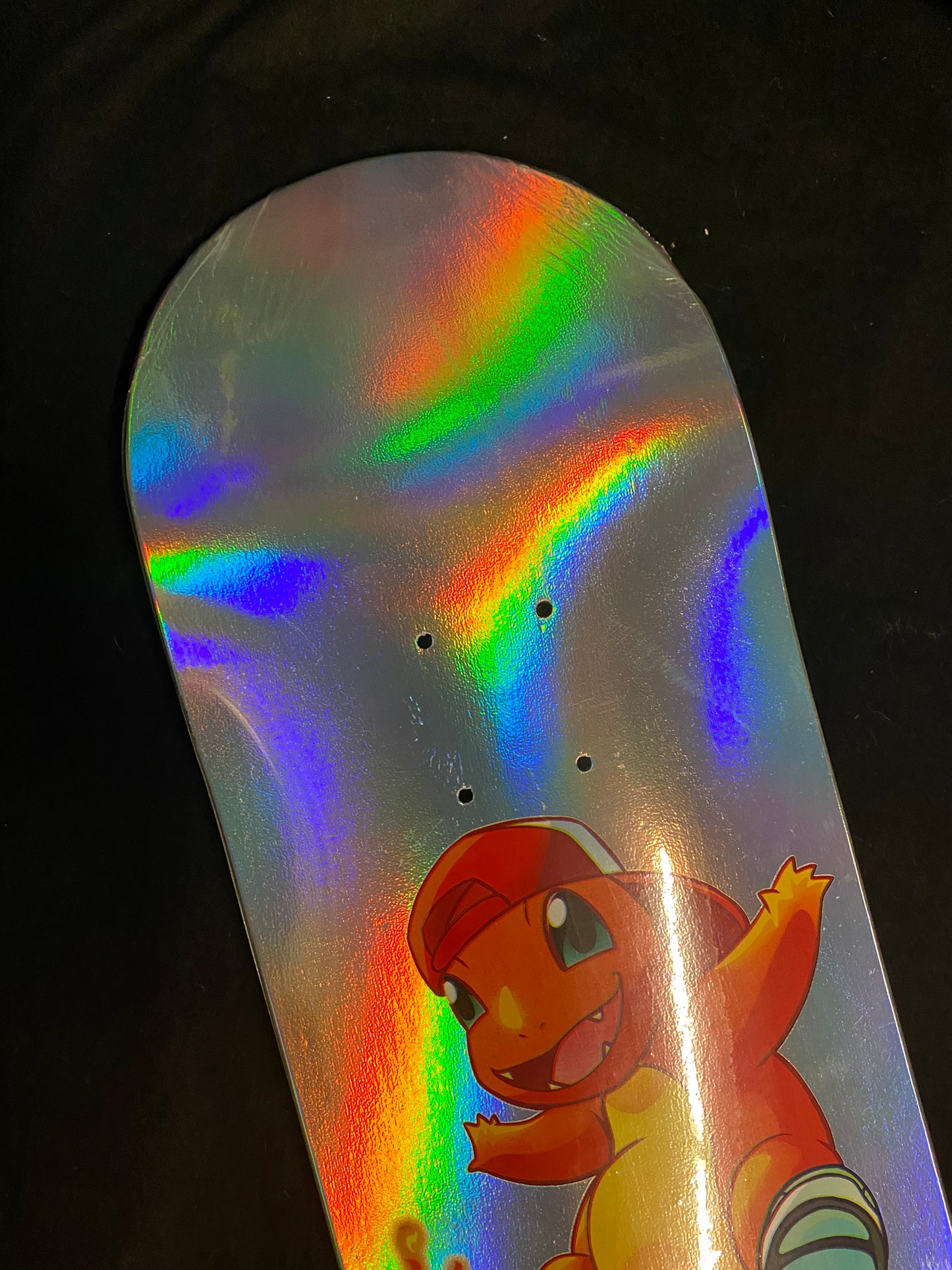 Monstars Rainbow Stoked Char Holofoil Skateboard Deck