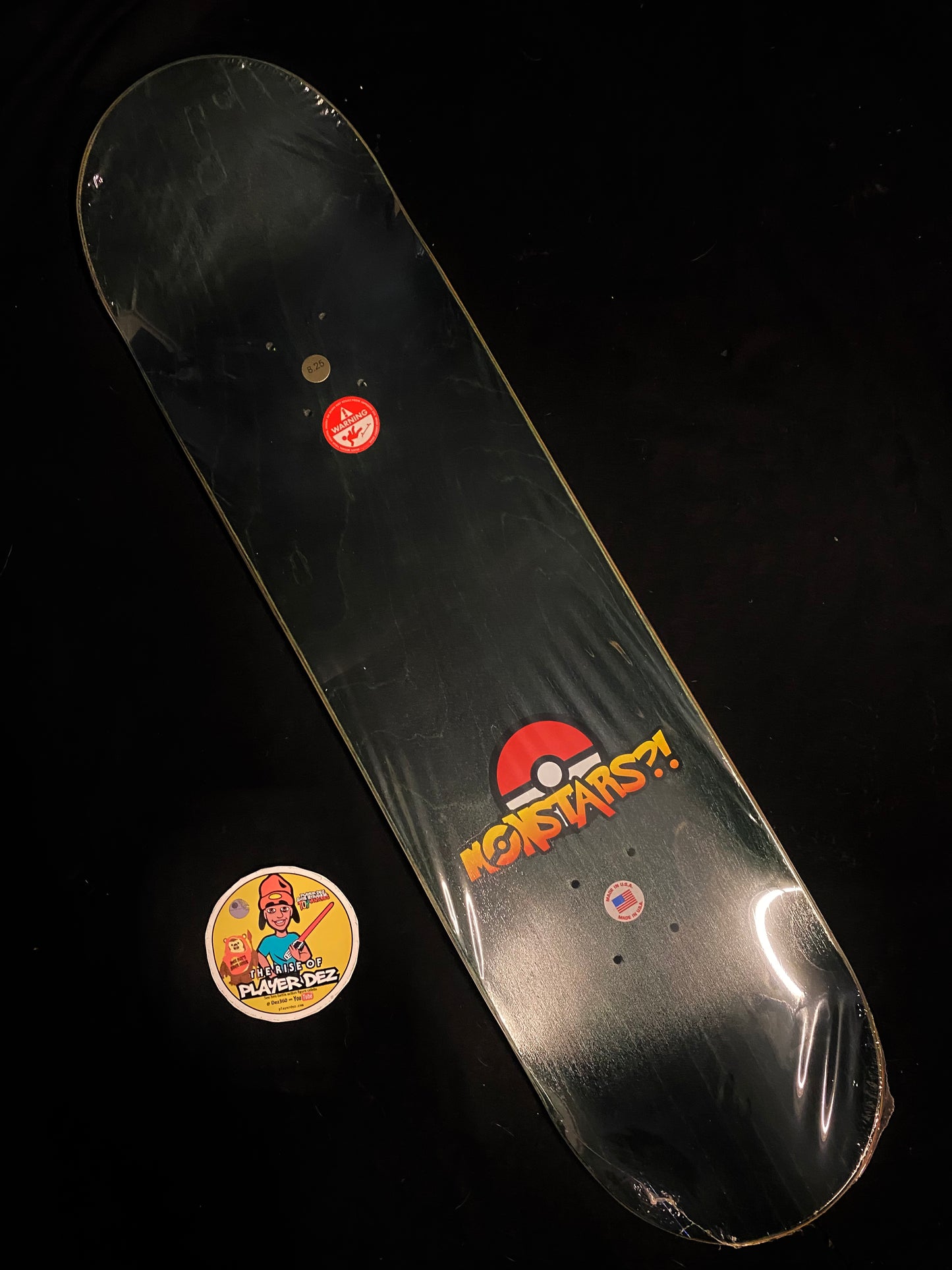 Monstars Rainbow Stoked Char Holofoil Skateboard Deck