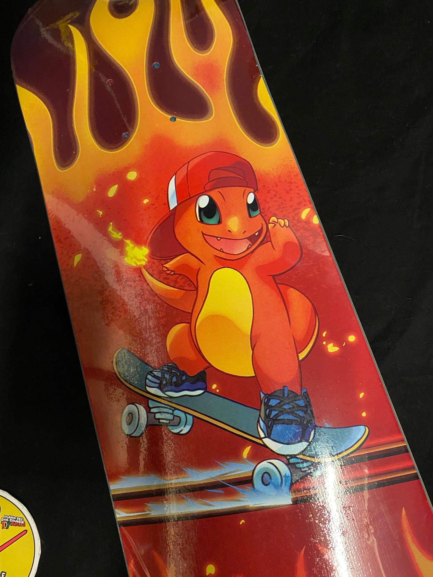 Monstars Gnarly CharRed Holofoil Skateboard Deck