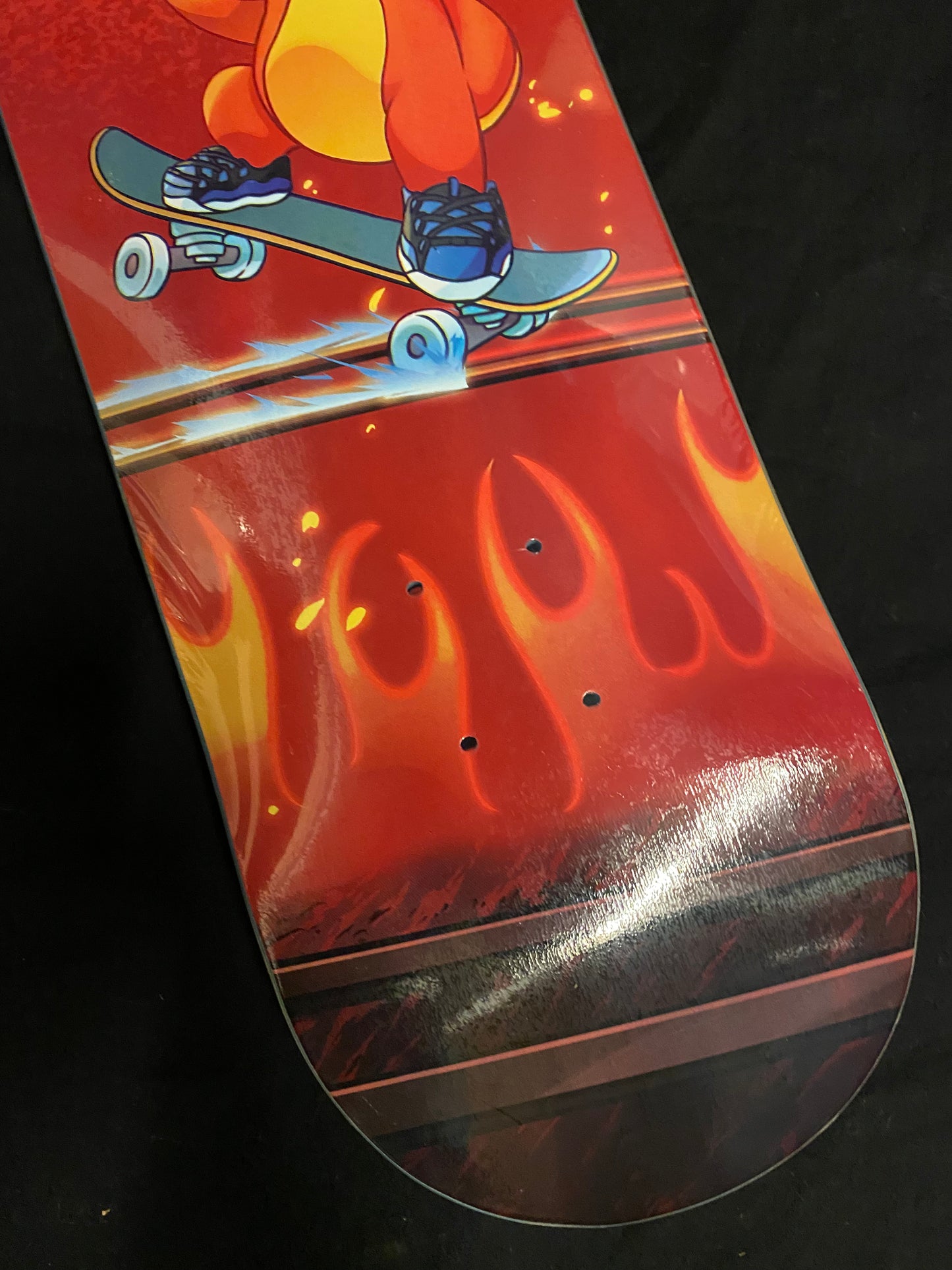 Monstars Gnarly CharRed Holofoil Skateboard Deck