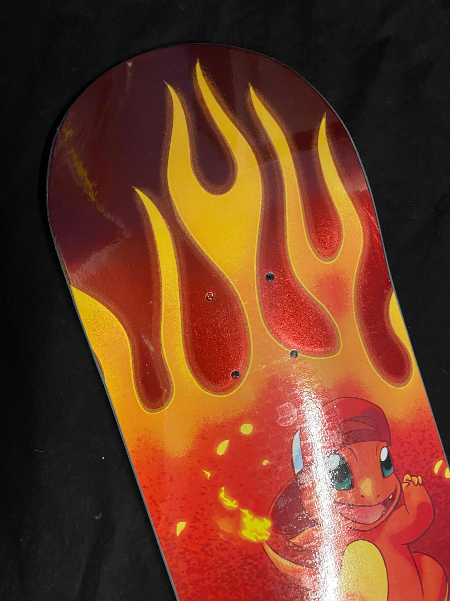 Monstars Gnarly CharRed Holofoil Skateboard Deck