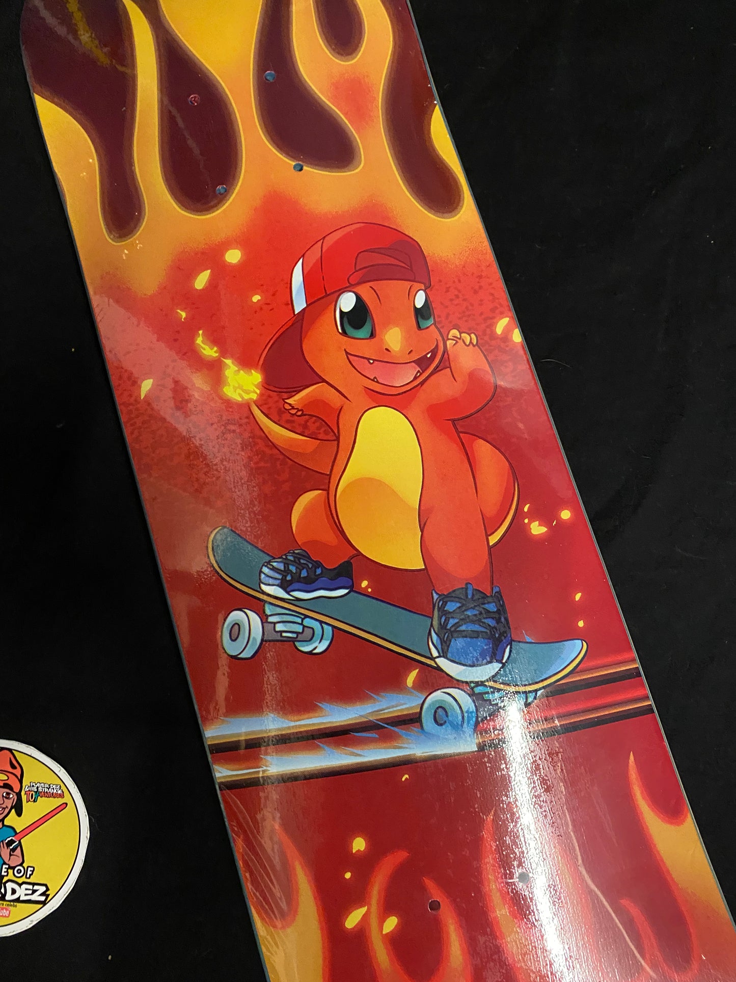 Monstars Gnarly CharRed Holofoil Skateboard Deck