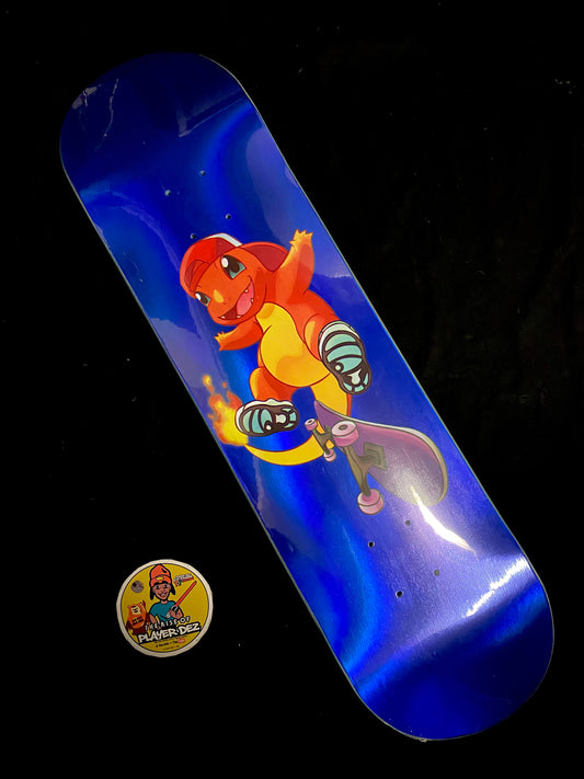 Monstars Mander Blue Holofoil Skateboard Deck