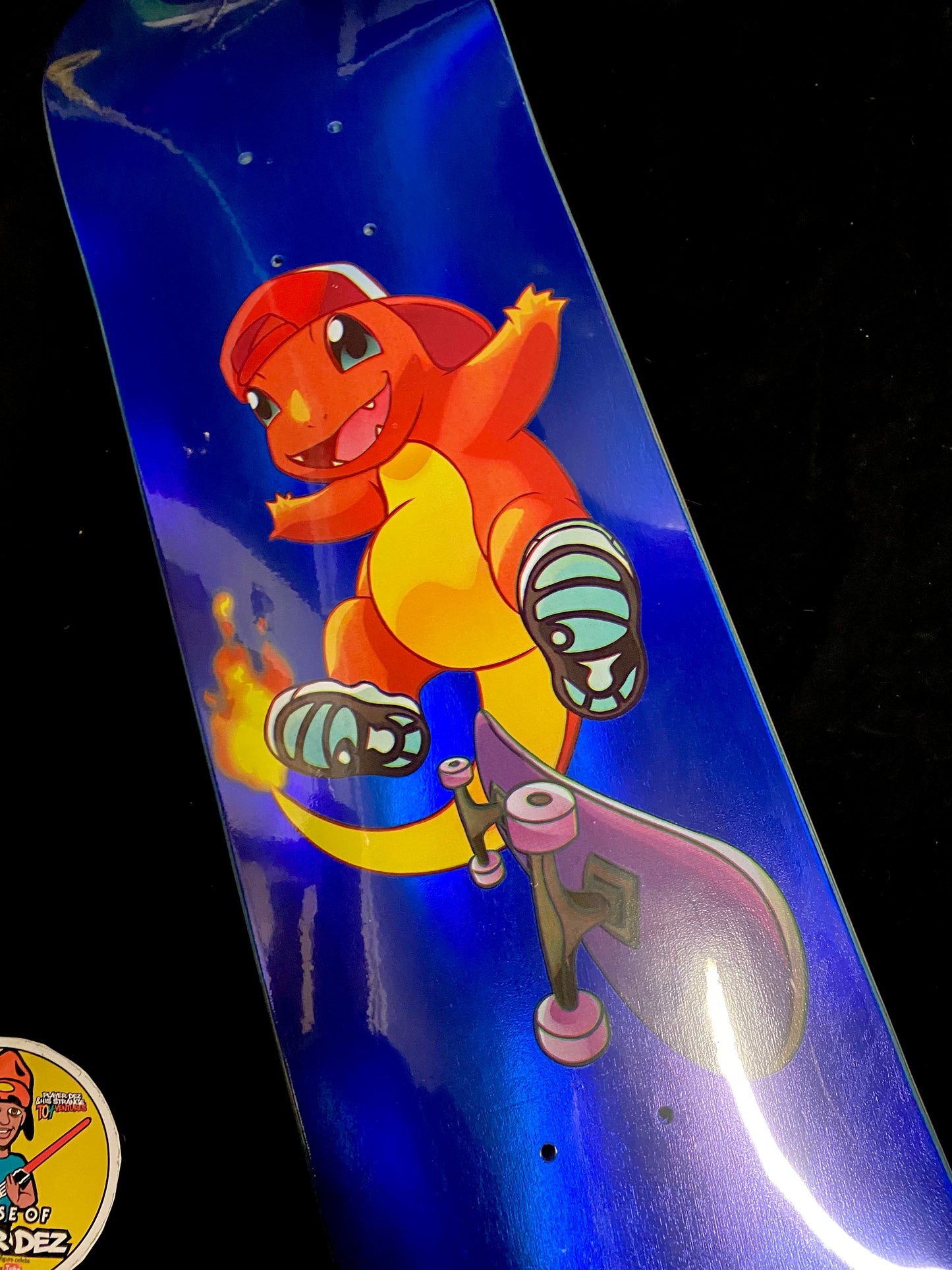 Monstars Mander Blue Holofoil Skateboard Deck