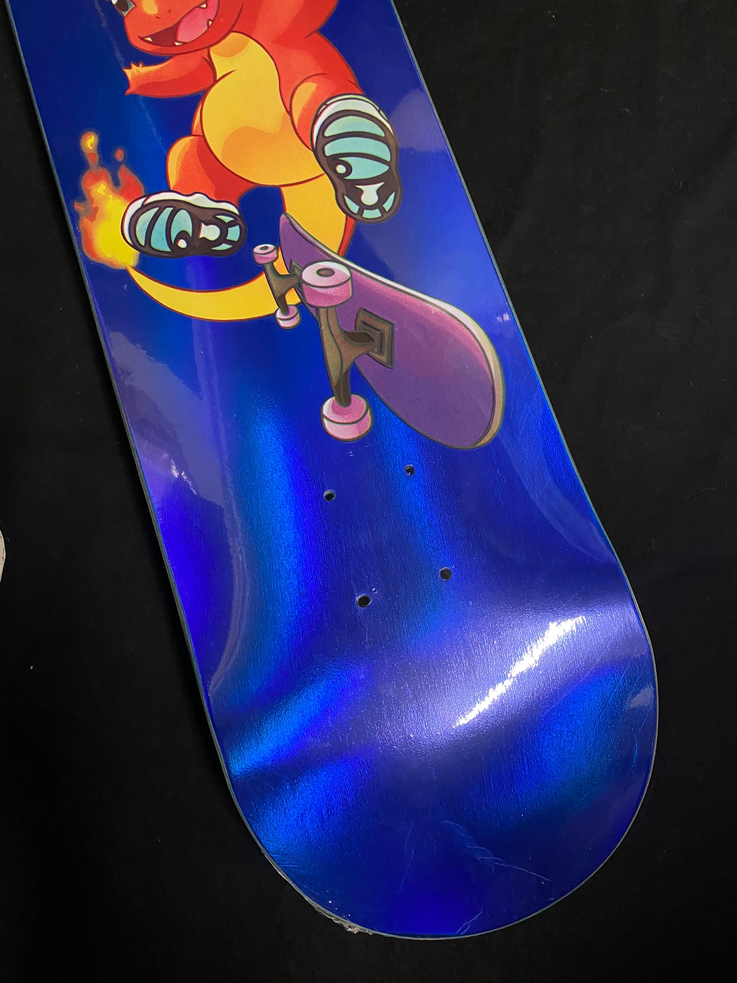 Monstars Mander Blue Holofoil Skateboard Deck