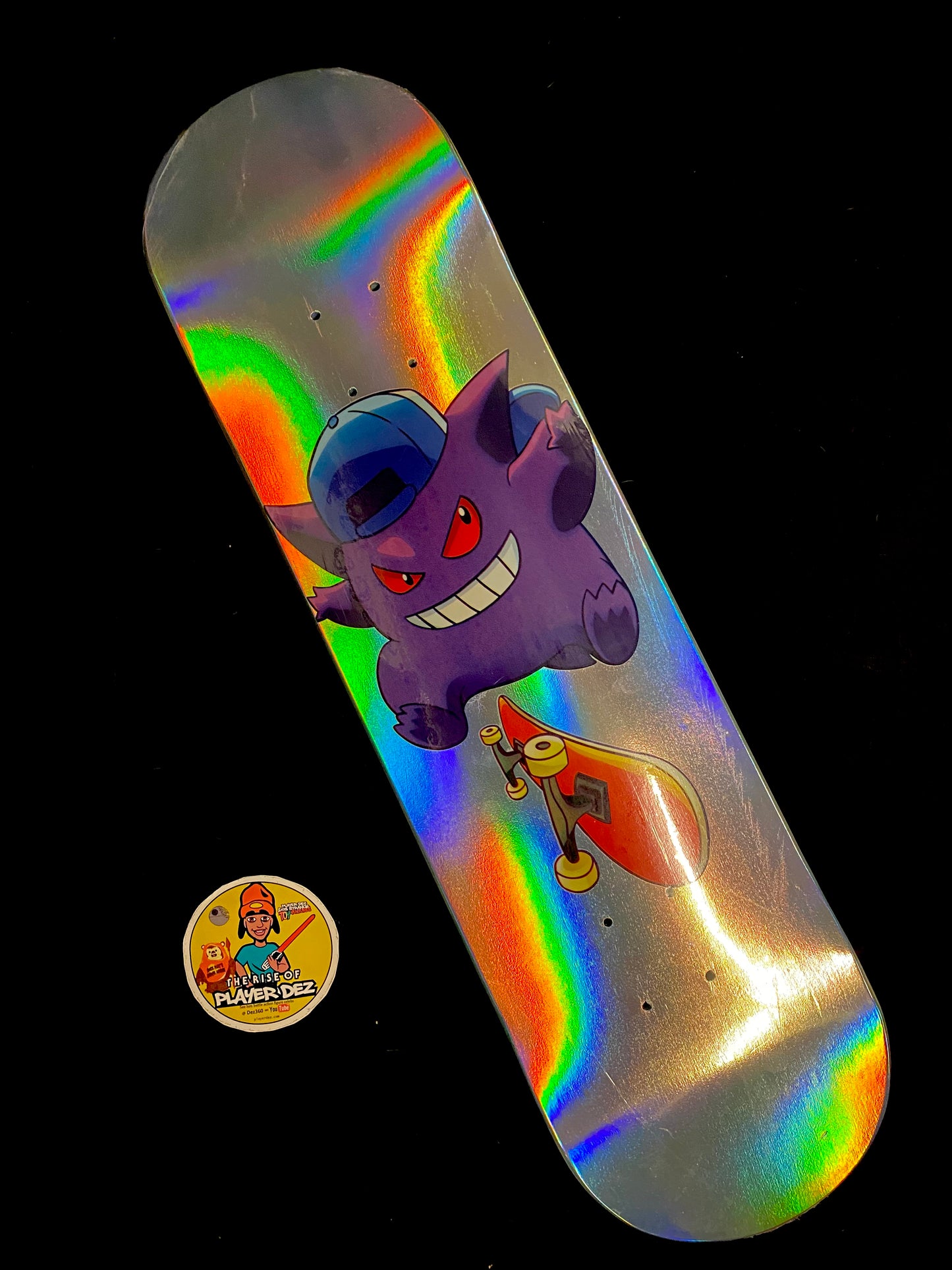 Monstars Rainbow Gnargar Holofoil Skateboard Deck