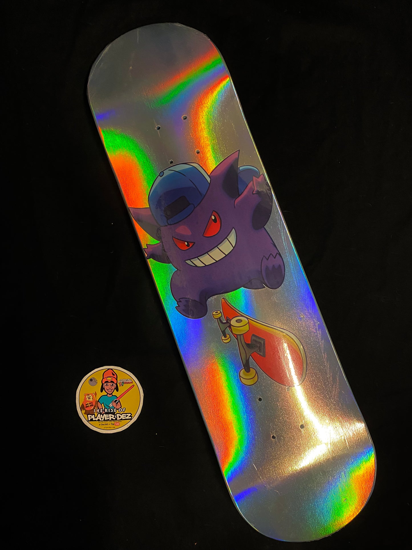 Monstars Rainbow Gnargar Holofoil Skateboard Deck