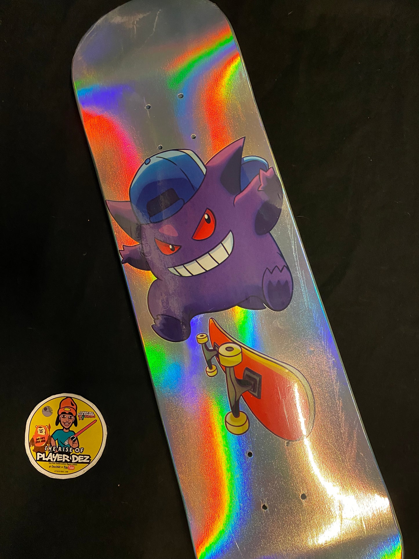 Monstars Rainbow Gnargar Holofoil Skateboard Deck