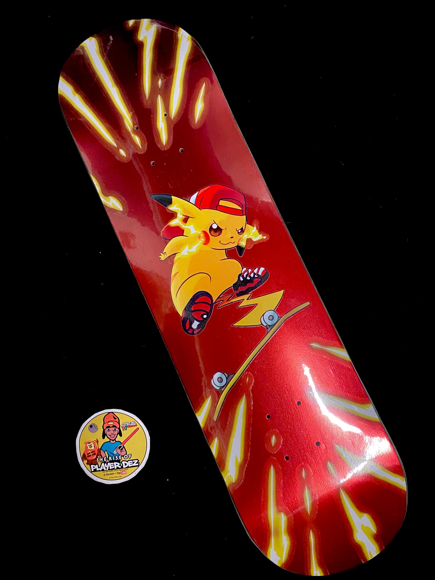 Monstars PeekaRed Holofoil Skateboard Deck