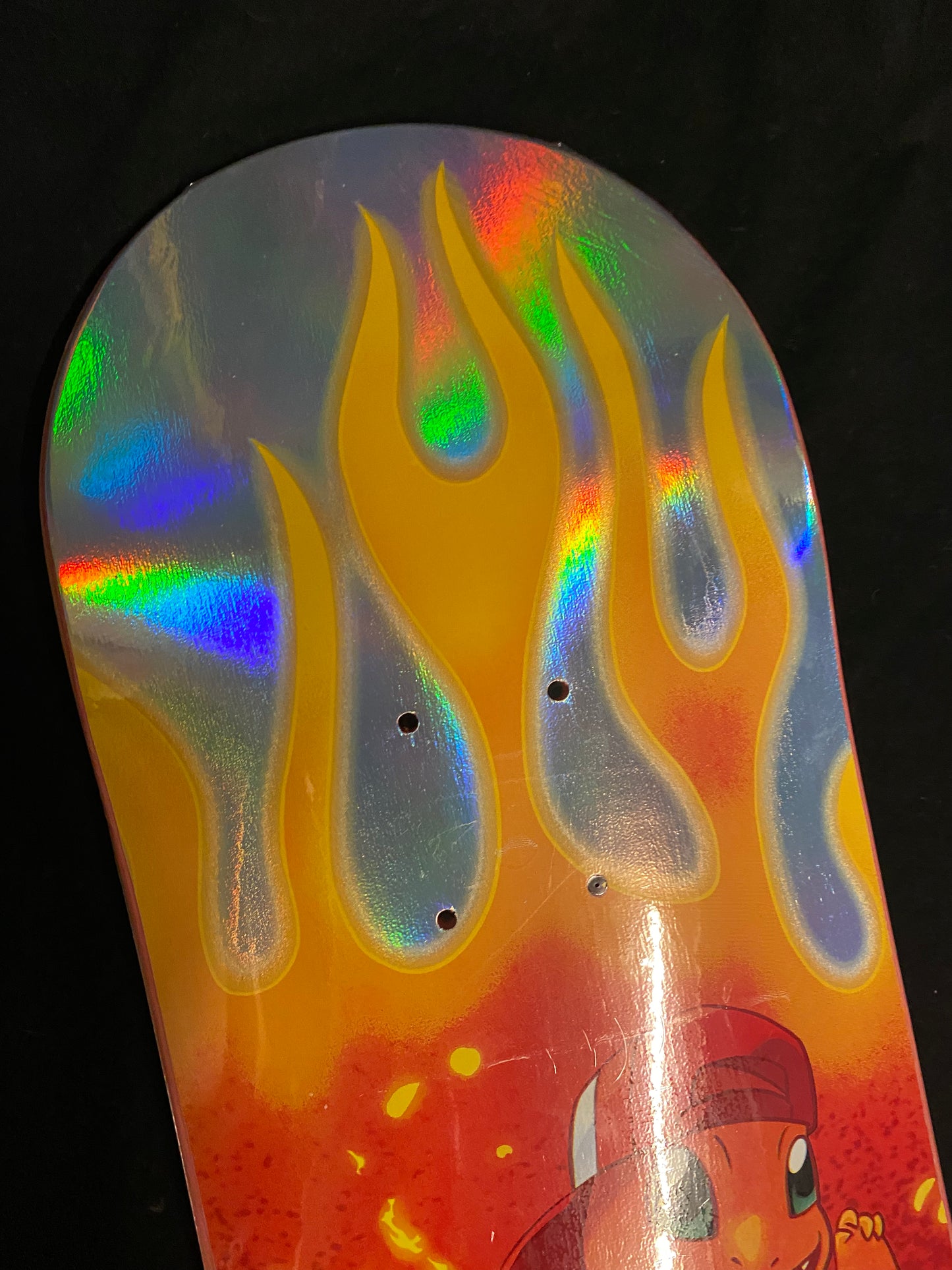 Monstars Gnarly Char Rainbow Holofoil Skateboard Deck