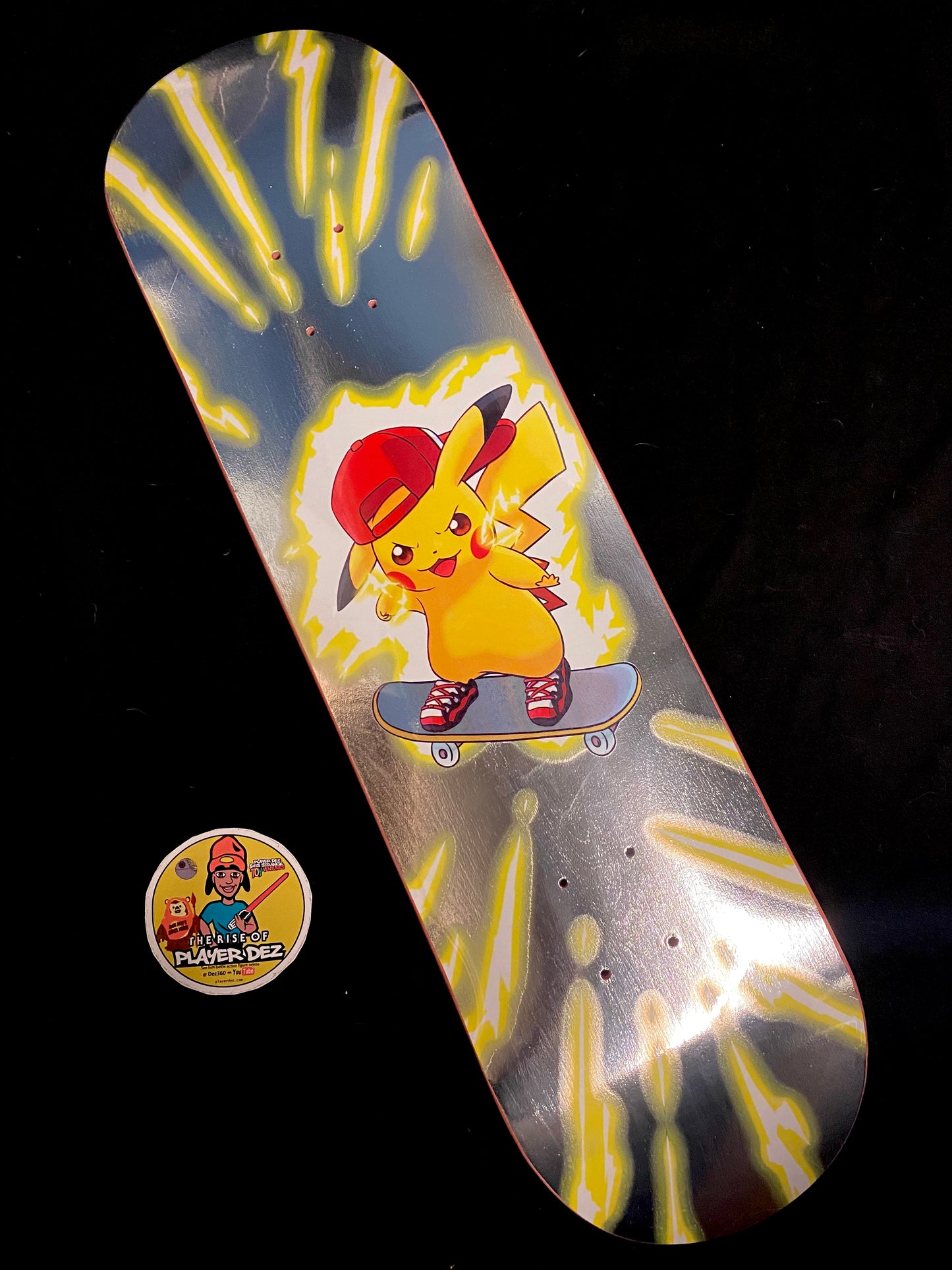 Monstars Chrome Chu Foil Skateboard Deck