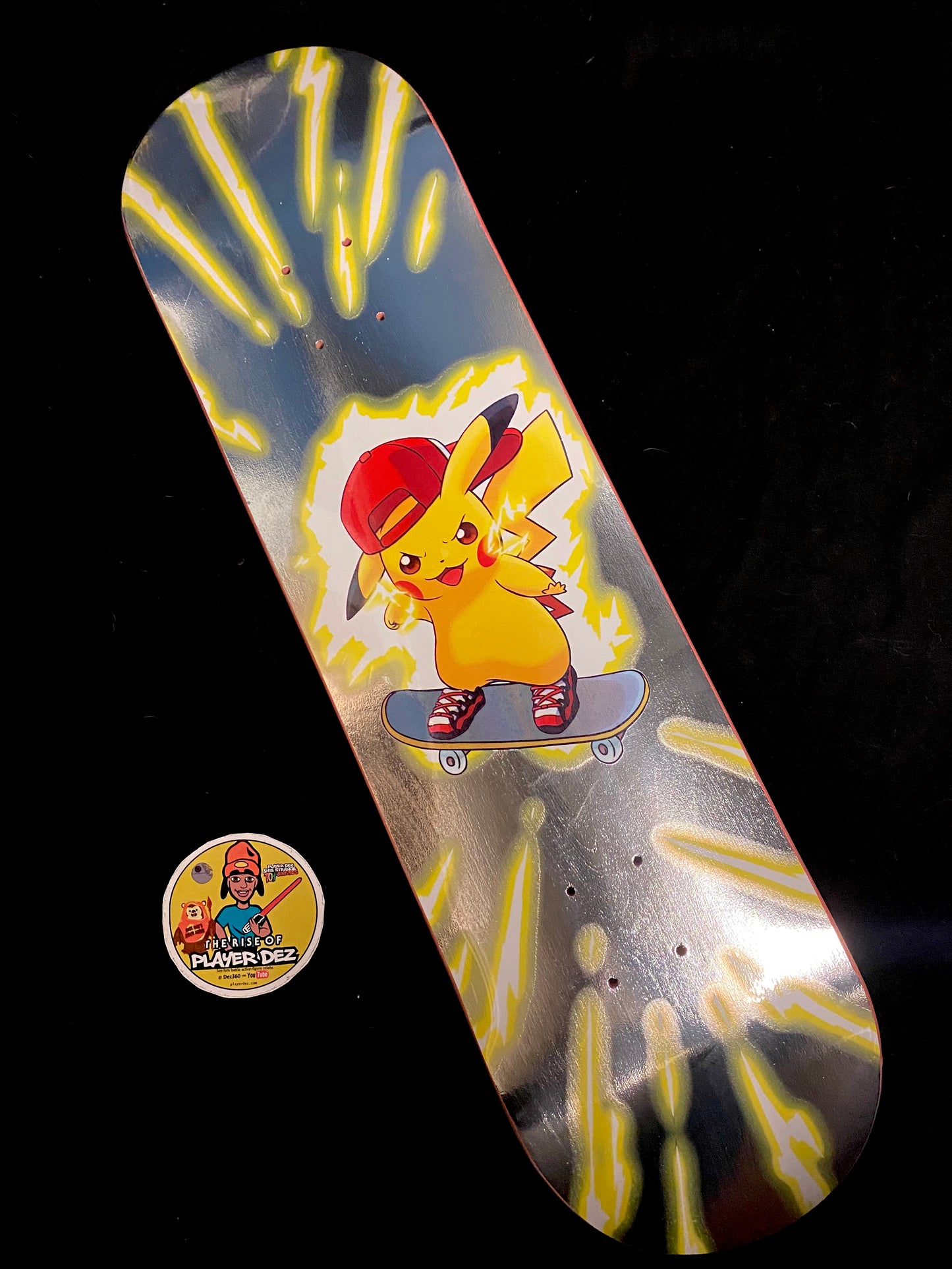 Monstars Chrome Chu Foil Skateboard Deck