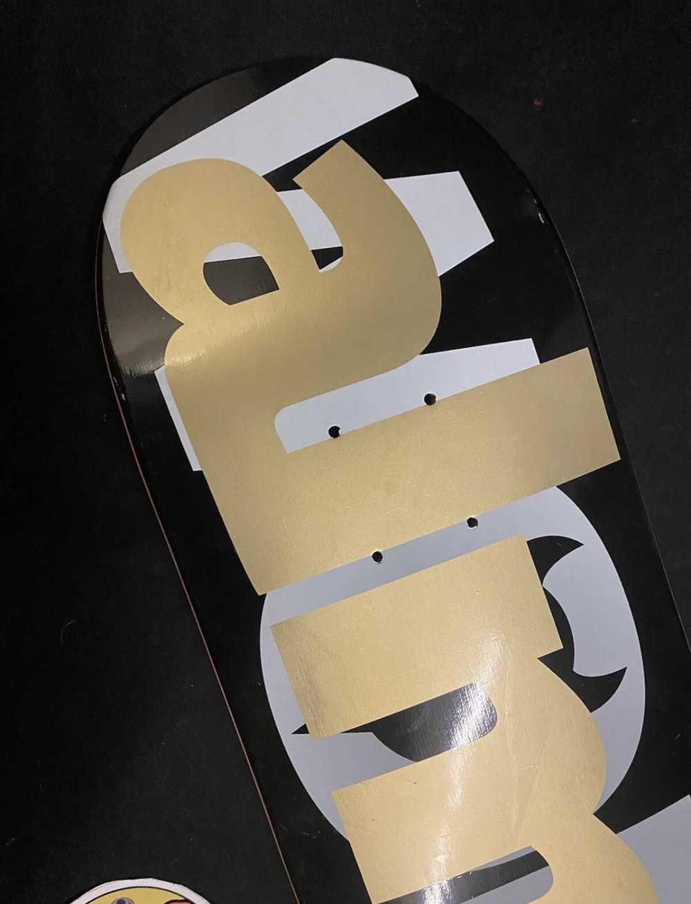 Signed Ryan Sheckler Gold Almost Autographed Skateboard Deck World Industries Pro Model