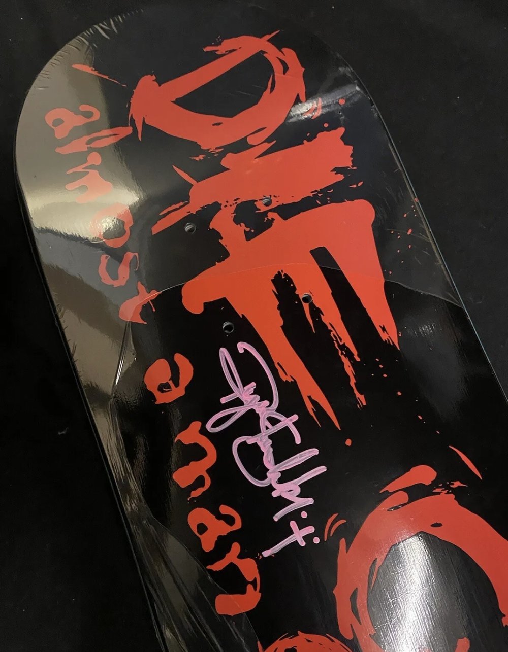 Signed Ryan Sheckler Autographed Skateboard Deck Die Crying Almost Vintage