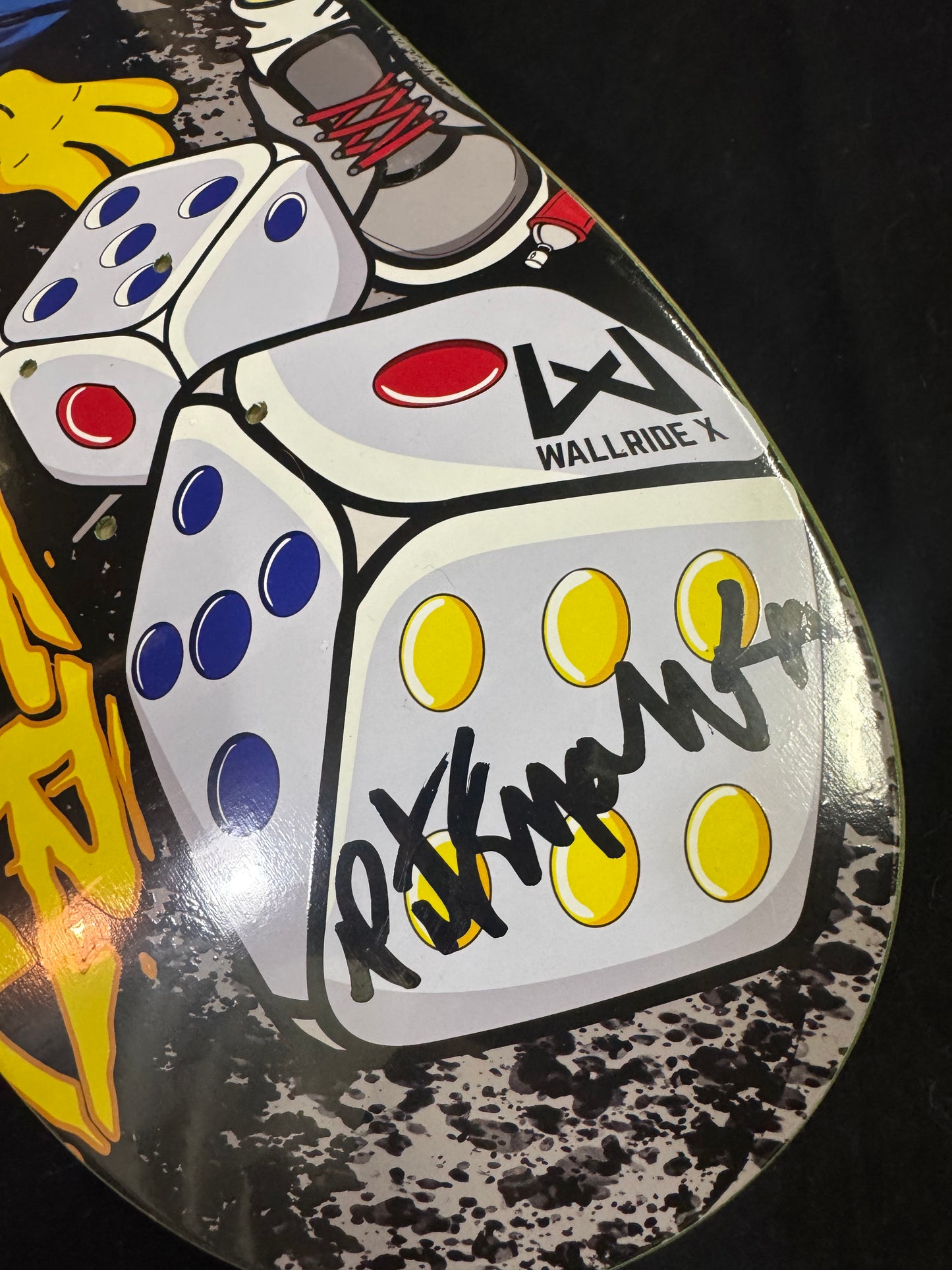 Peter Smolik Signed Springfield Diceroll Autographed Skateboard Deck