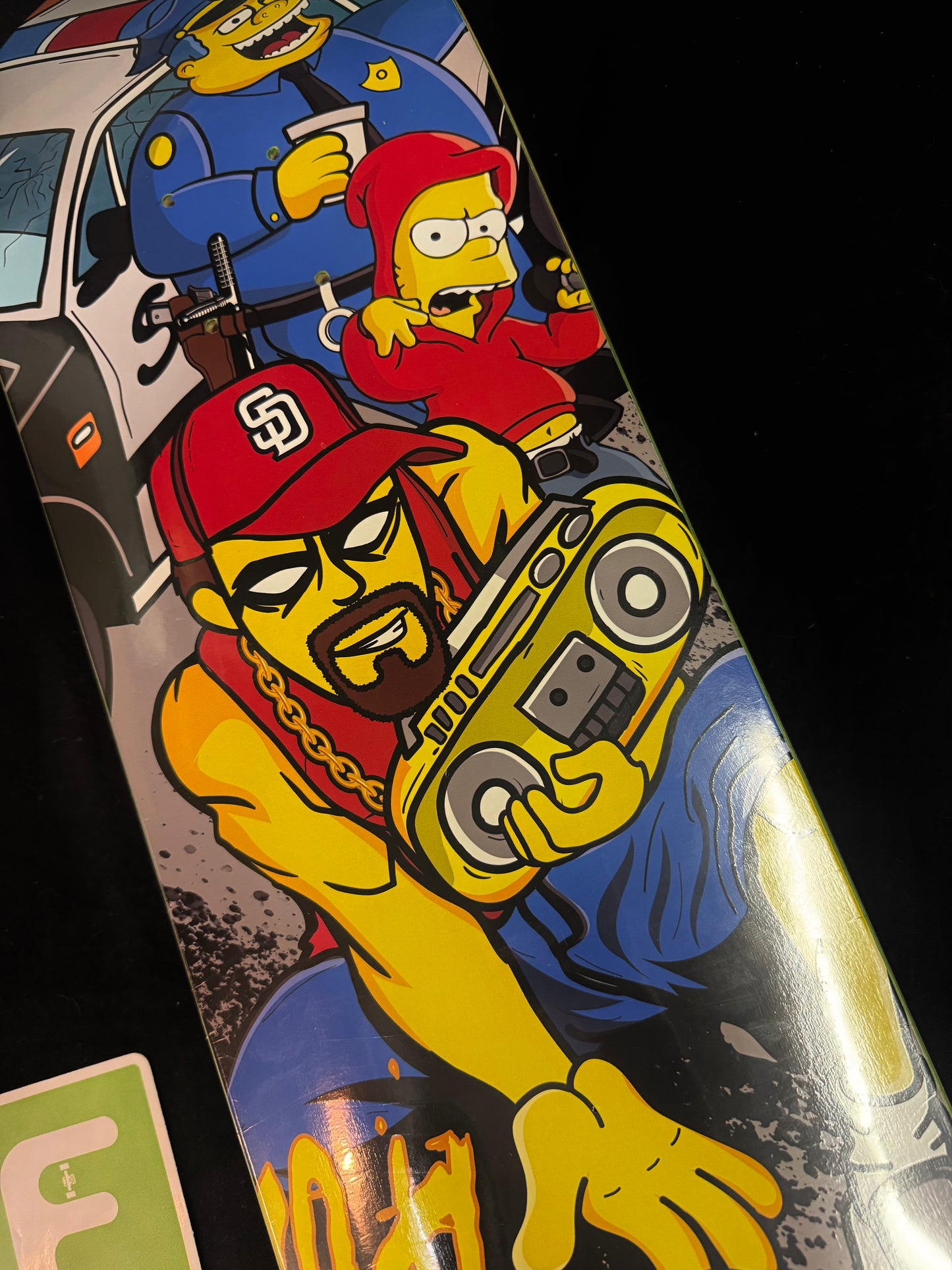 Peter Smolik Signed Springfield Diceroll Autographed Skateboard Deck