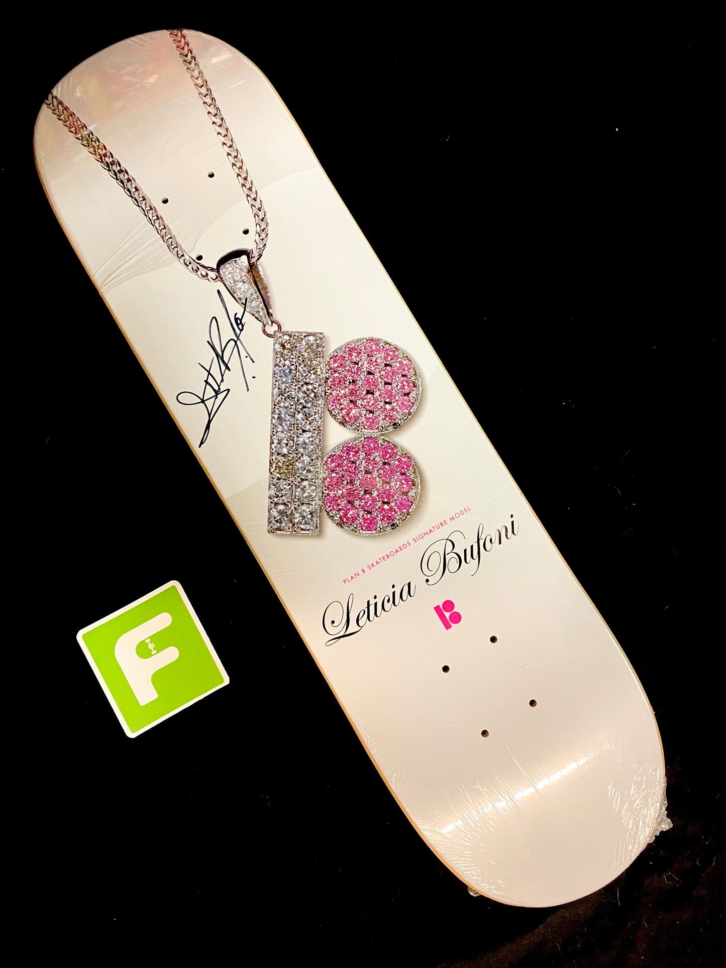 Signed Leticia Bufoni Plan B Autographed Skateboard Deck First Edition MVP 2017