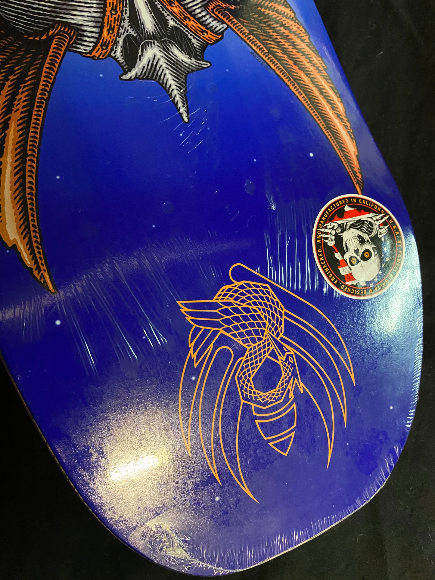 Signed Andy Anderson Autographed Skateboard Deck Heron 2 Powell Peralta Flight 9.13