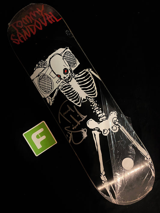 Signed Tommy Sandoval Living Dead Zero Autographed Skateboard Deck