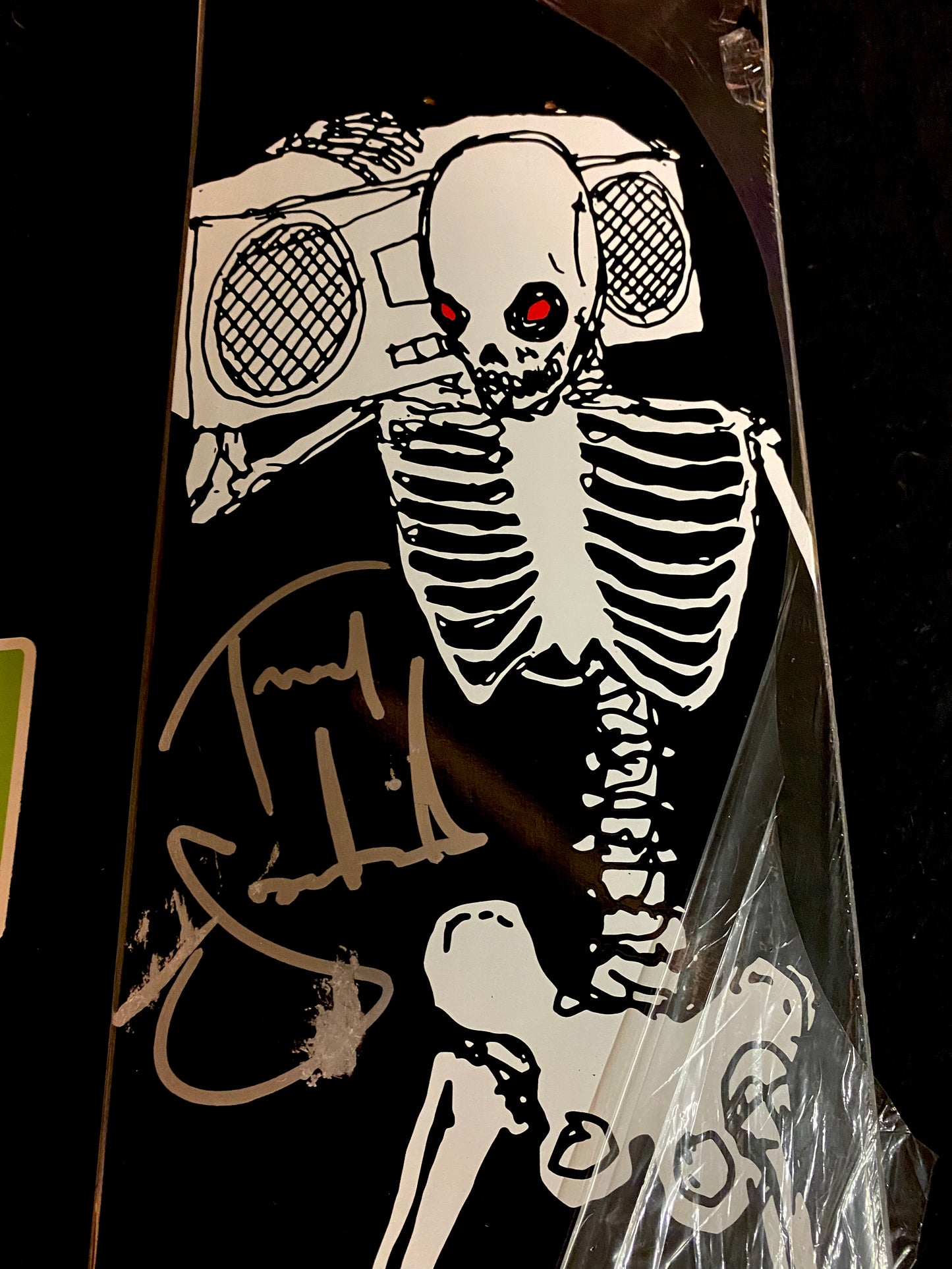 Signed Tommy Sandoval Living Dead Zero Autographed Skateboard Deck