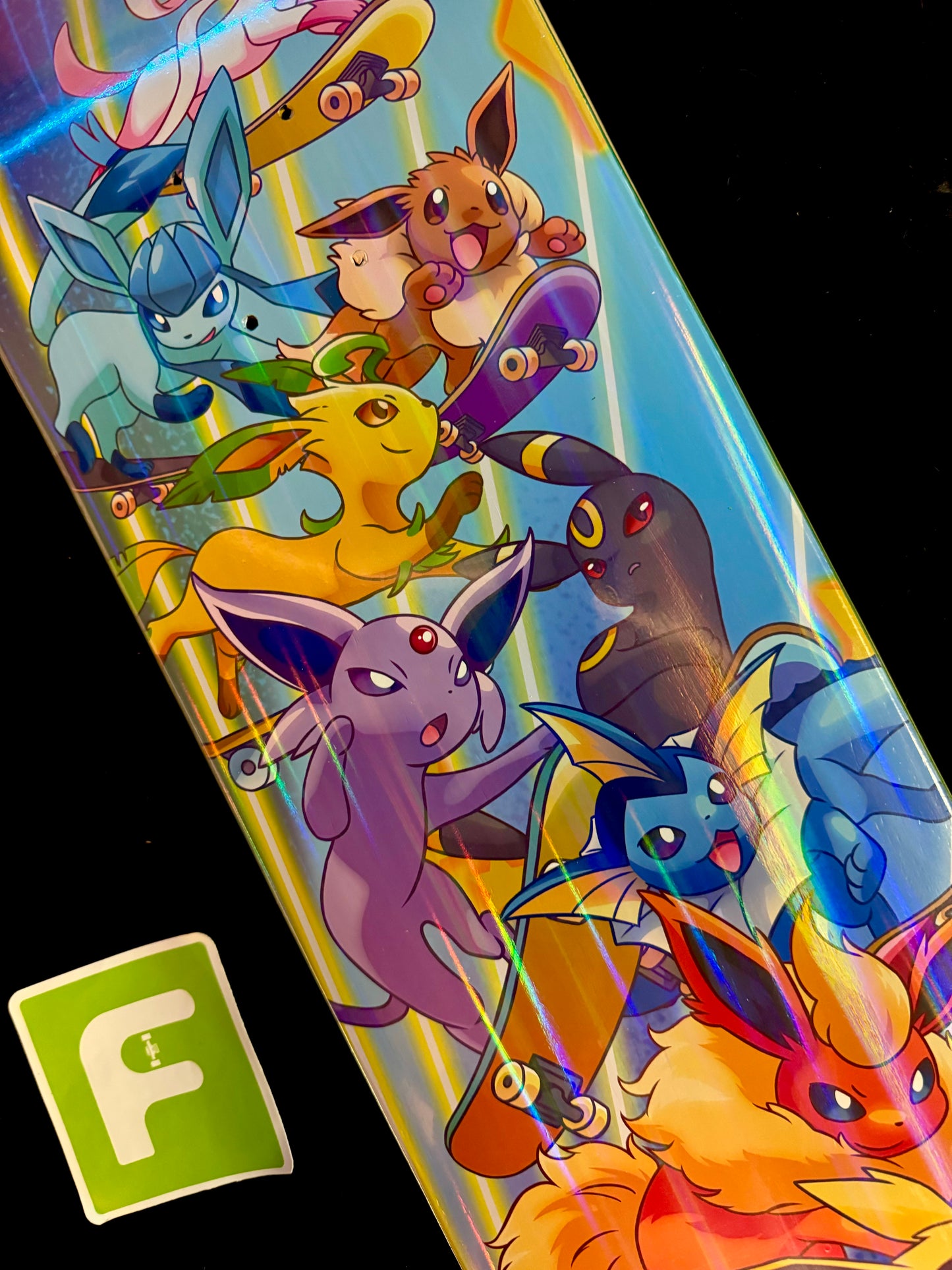 Monstars Eve Squad Parallel Holofoil Skateboard Deck