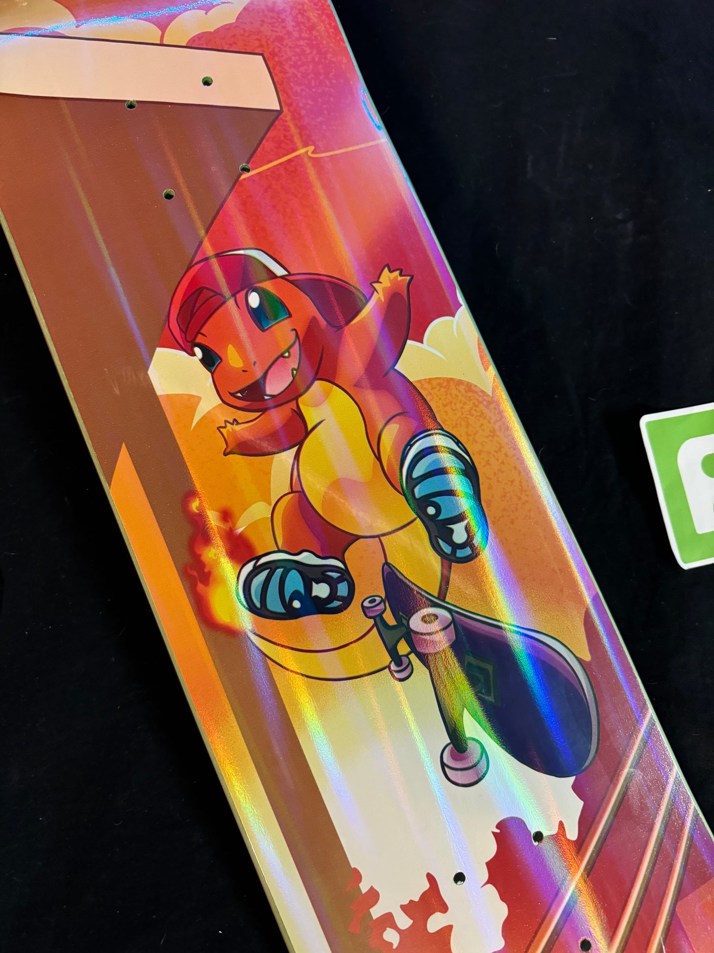 Monstars Yung Char Parallel Holofoil Skateboard Deck