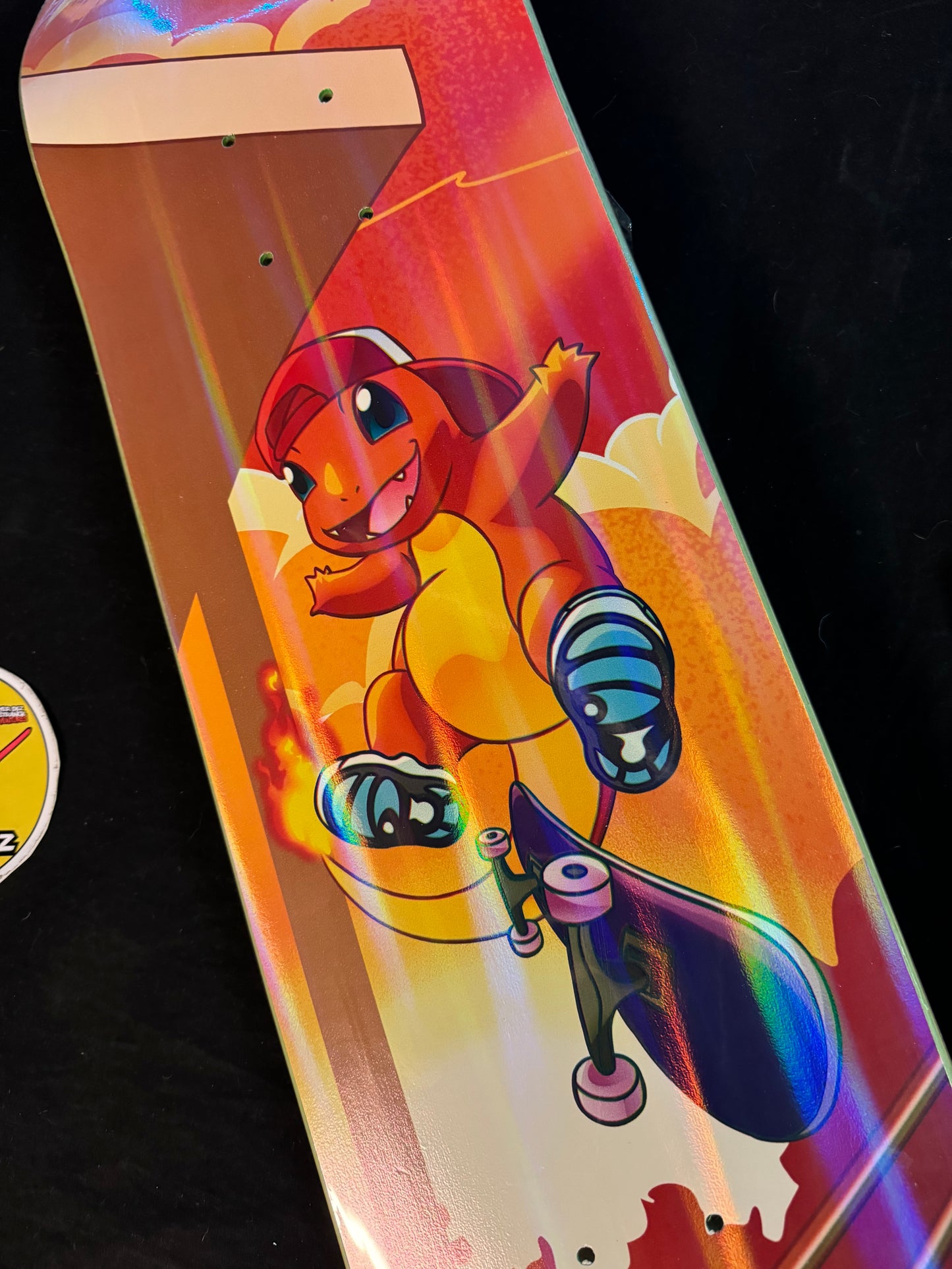 Monstars Yung Char Parallel Holofoil Skateboard Deck