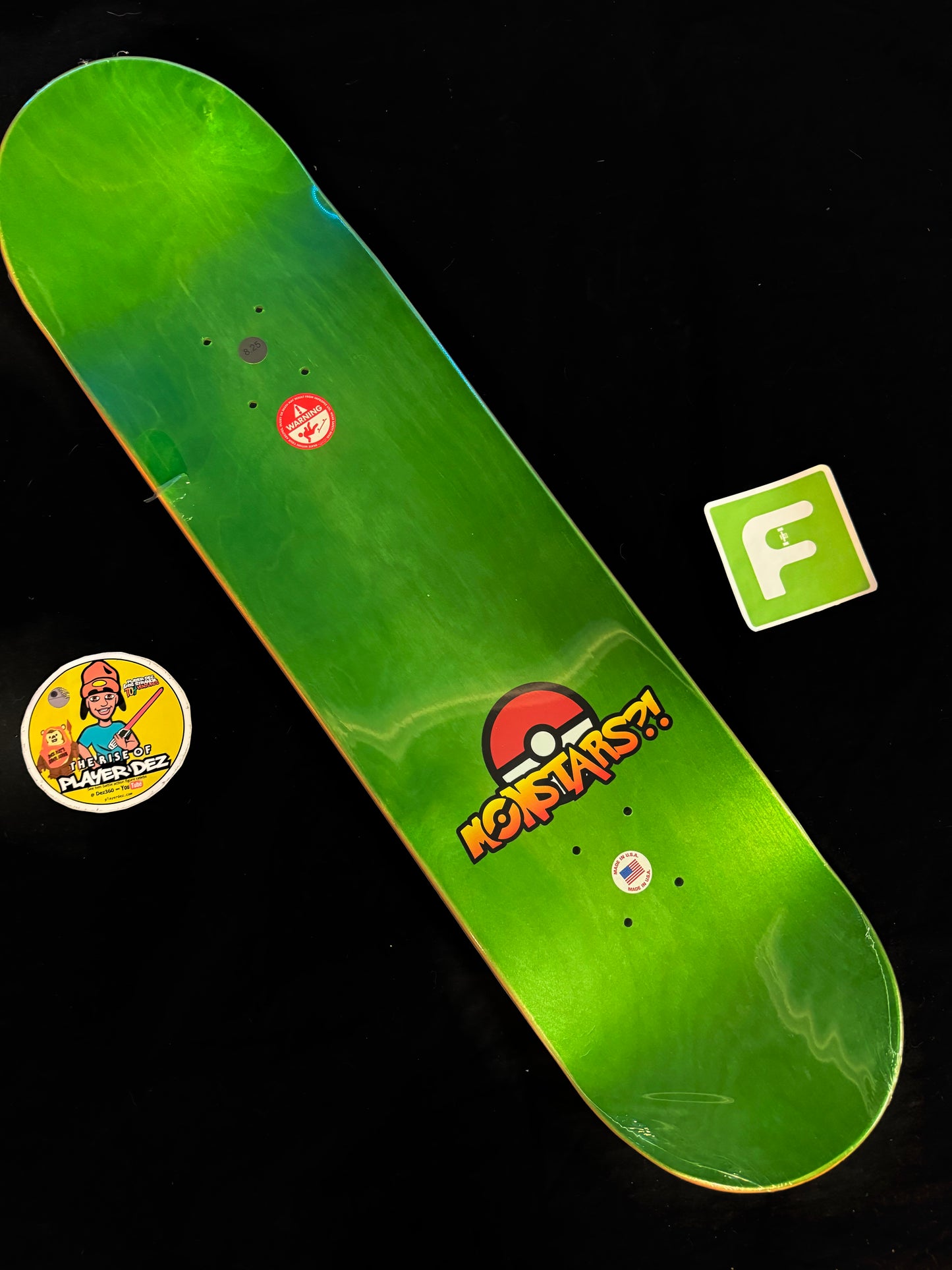 Monstars Yung Char Parallel Holofoil Skateboard Deck