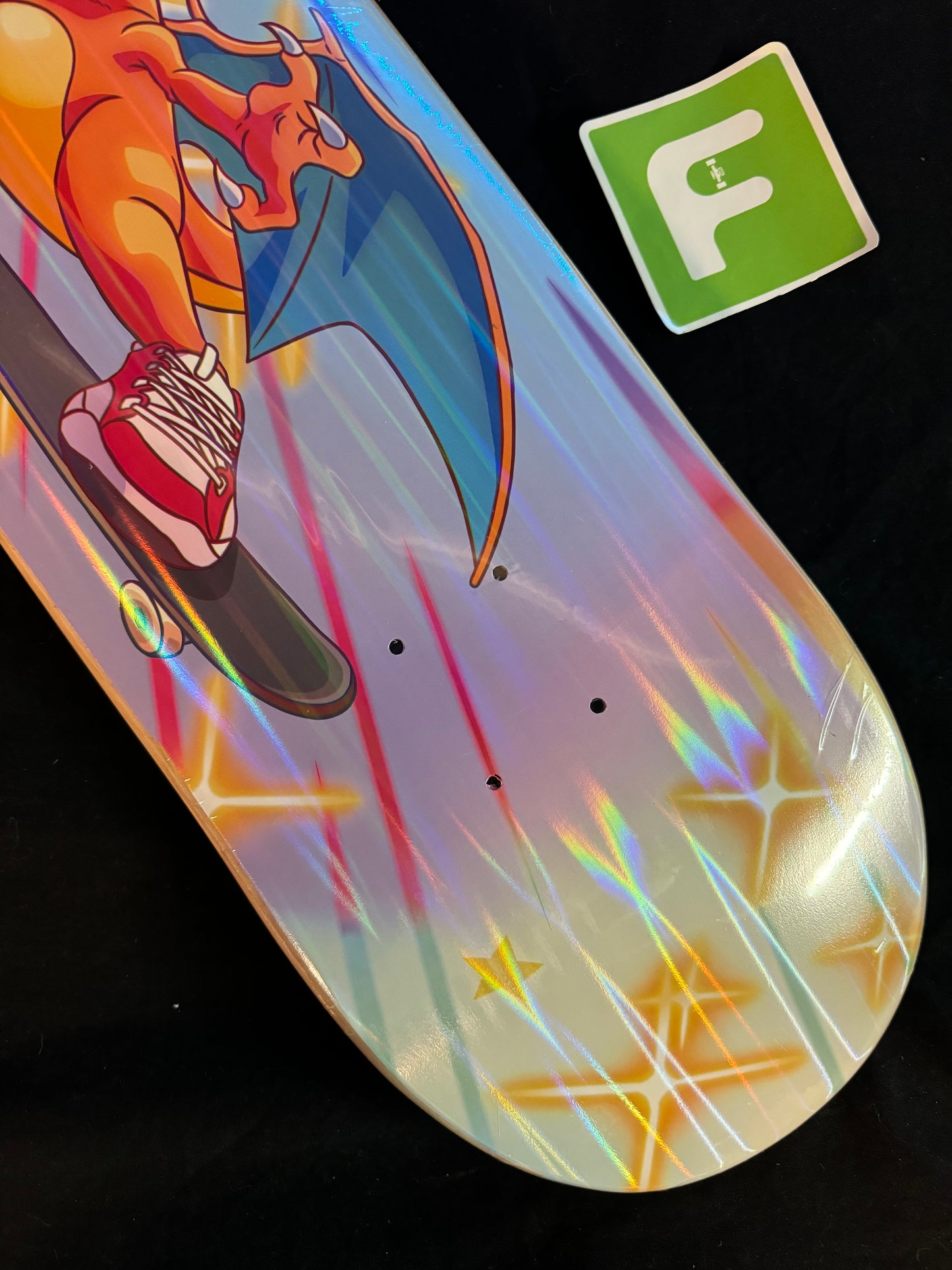 Monstars The Zard 1 Parallel Holofoil Skateboard Deck