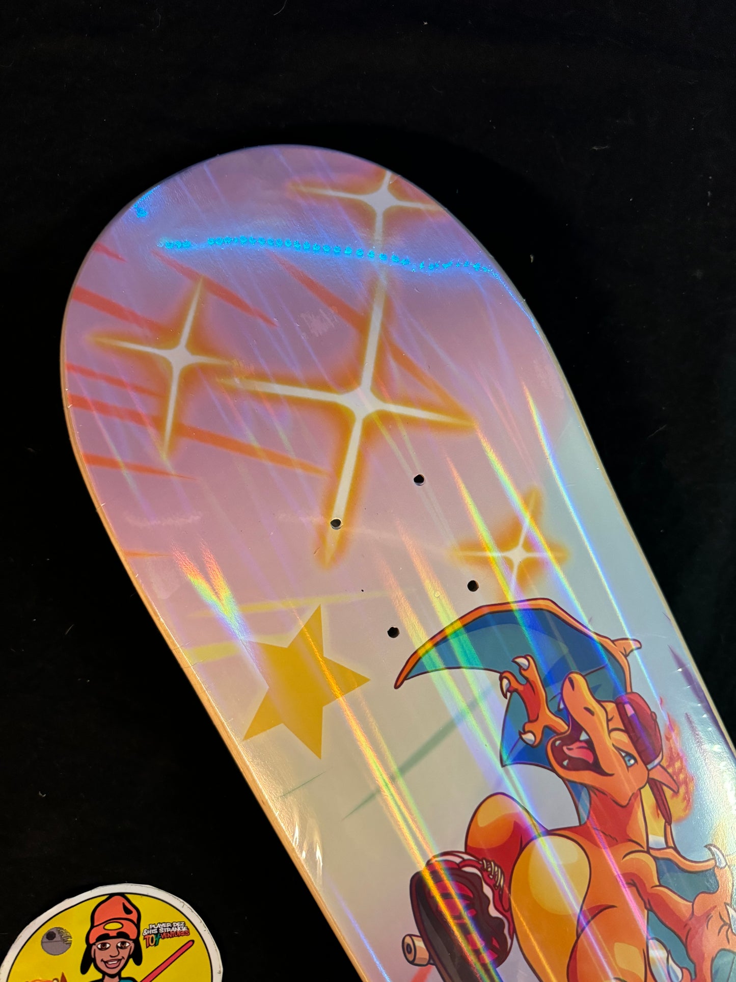 Monstars The Zard 1 Parallel Holofoil Skateboard Deck